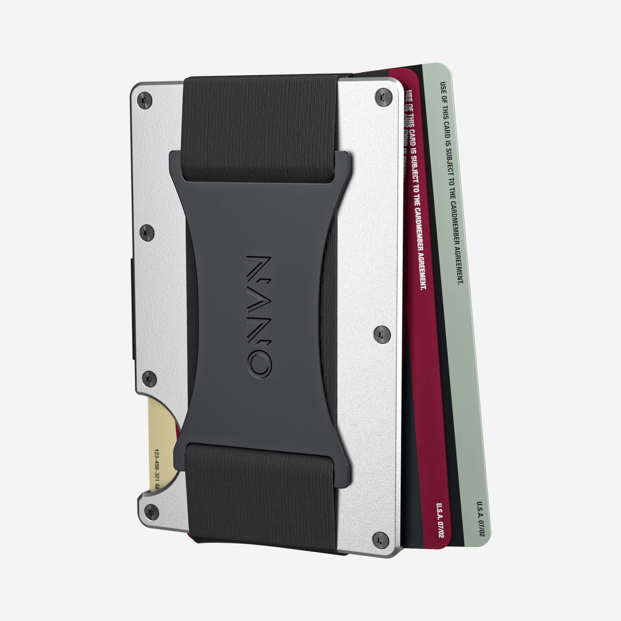 Cash Strap Wallet (Ghost Silver) Essential Bundle