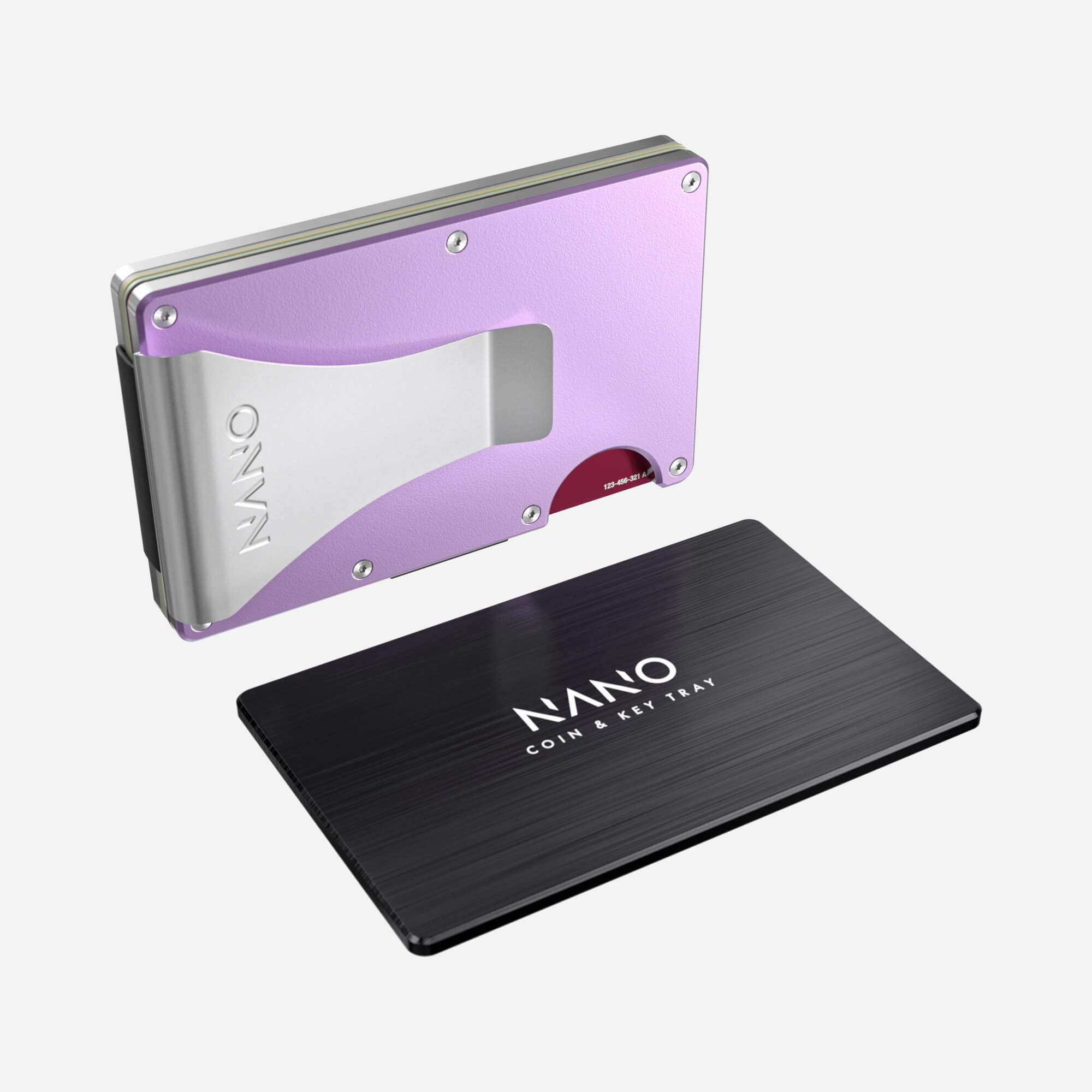 Money Clip Wallet (Twilight Lilac) Essential Bundle