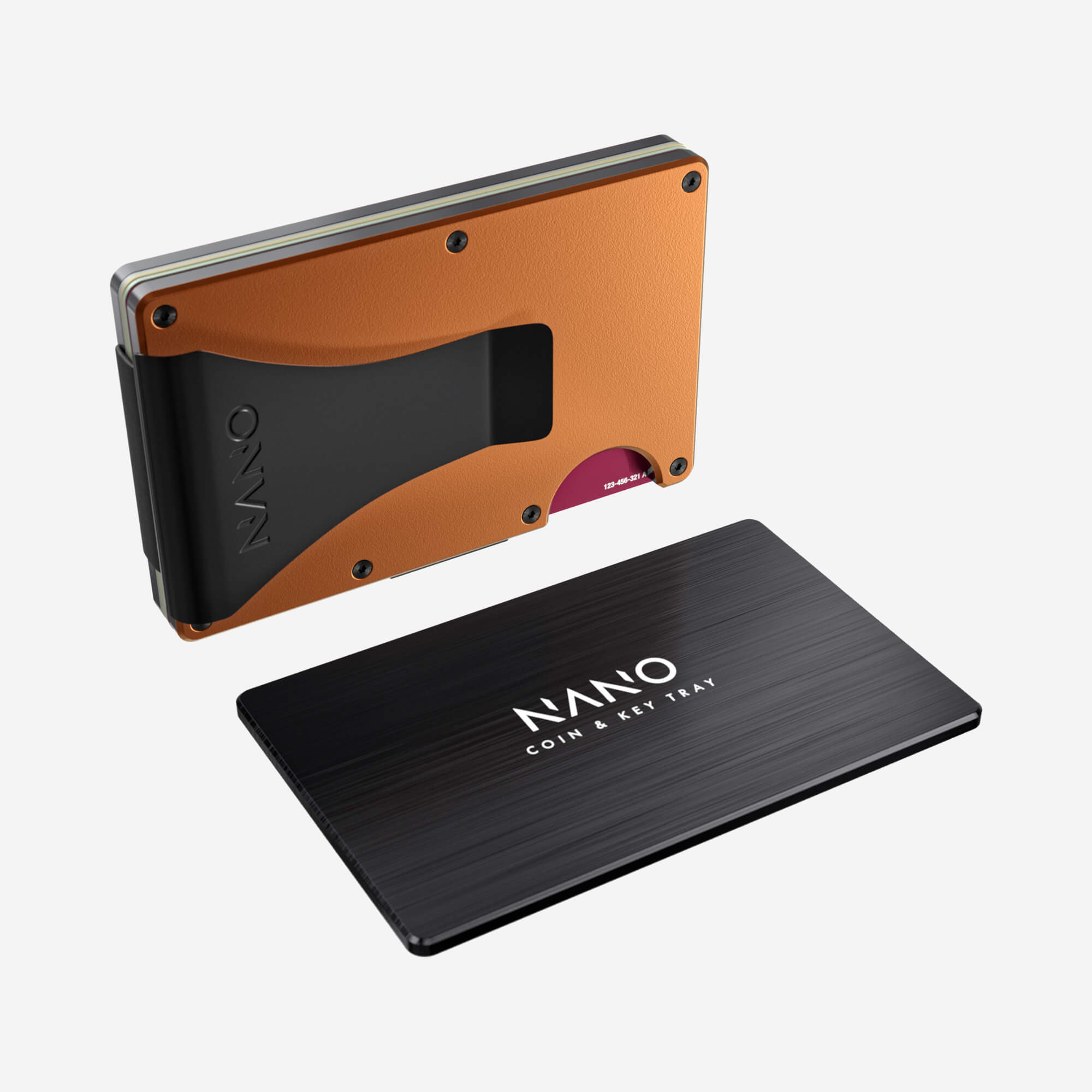 Money Clip Wallet (Ventura Orange) Essential Bundle