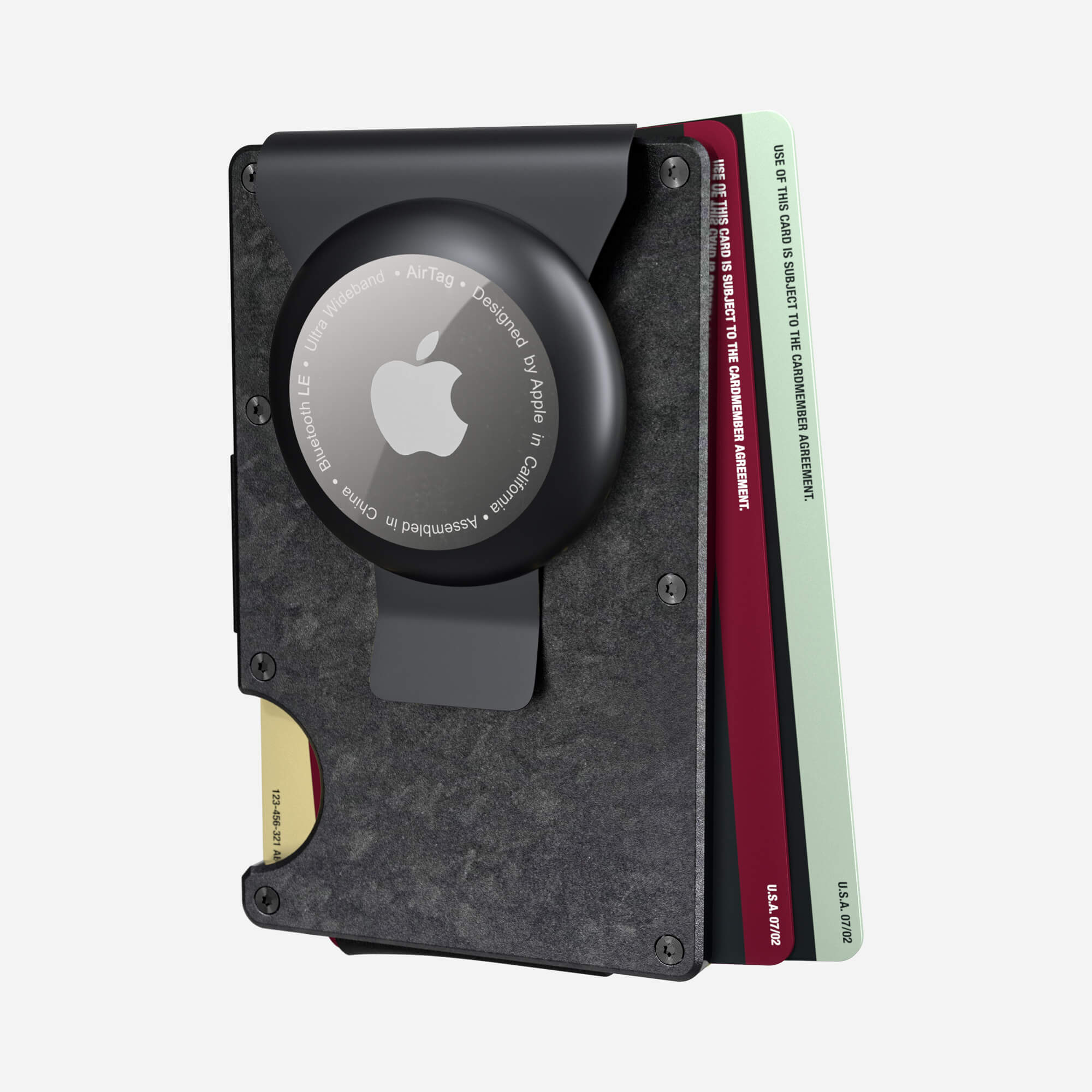 AirTag Money Clip Wallet (Nero) Everyday Bundle