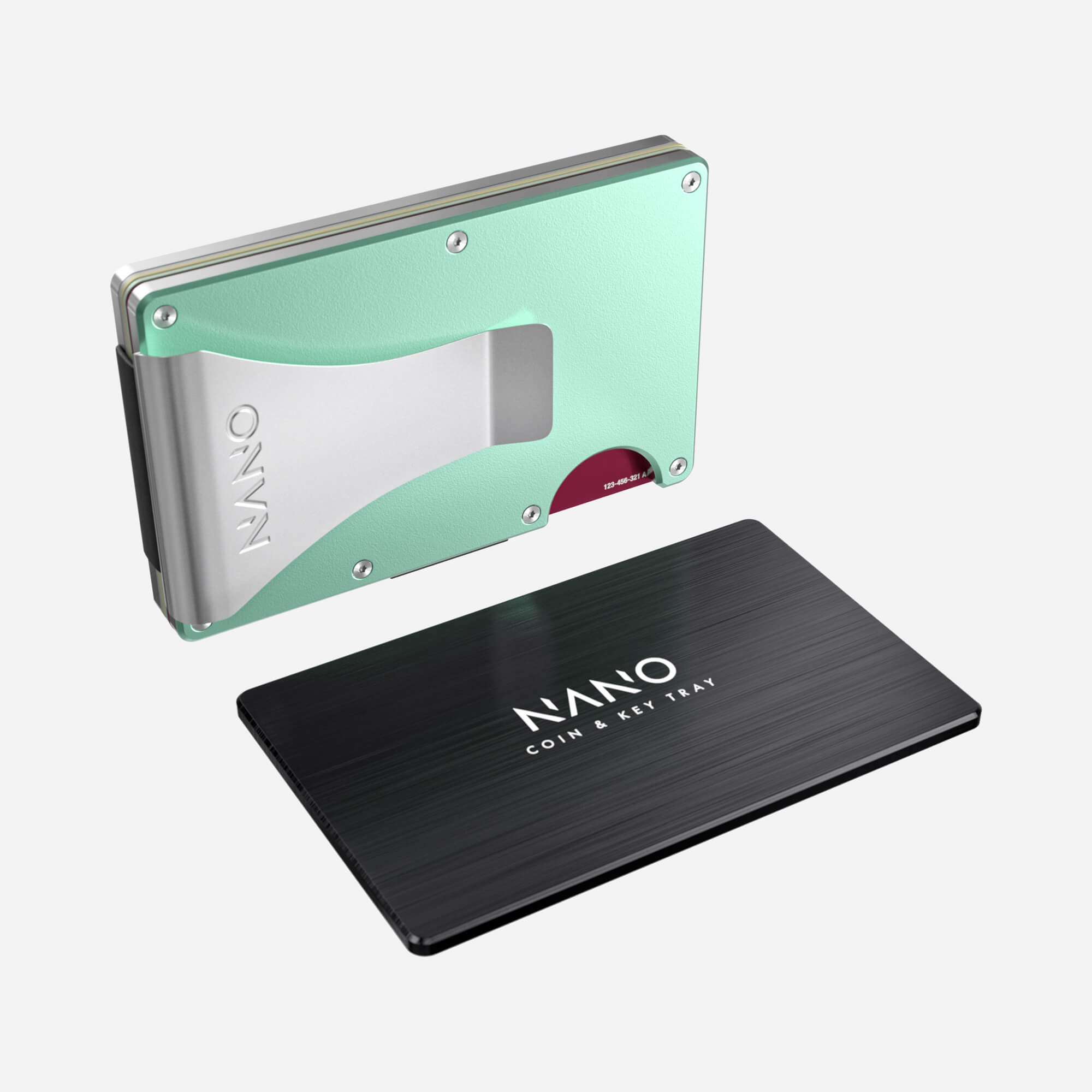 Money Clip Wallet (Orchard Mint) Essential Bundle
