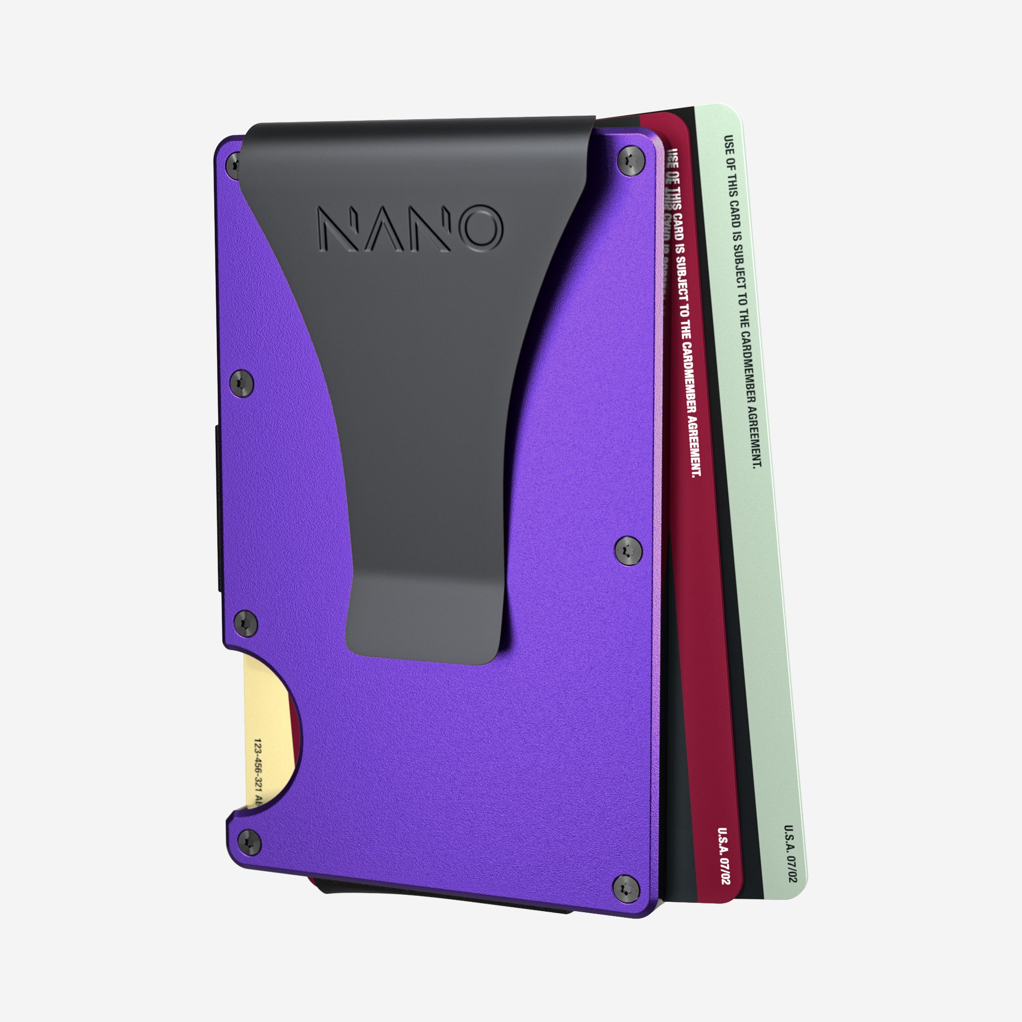Money Clip Wallet (Nebula Purple) Essential Bundle