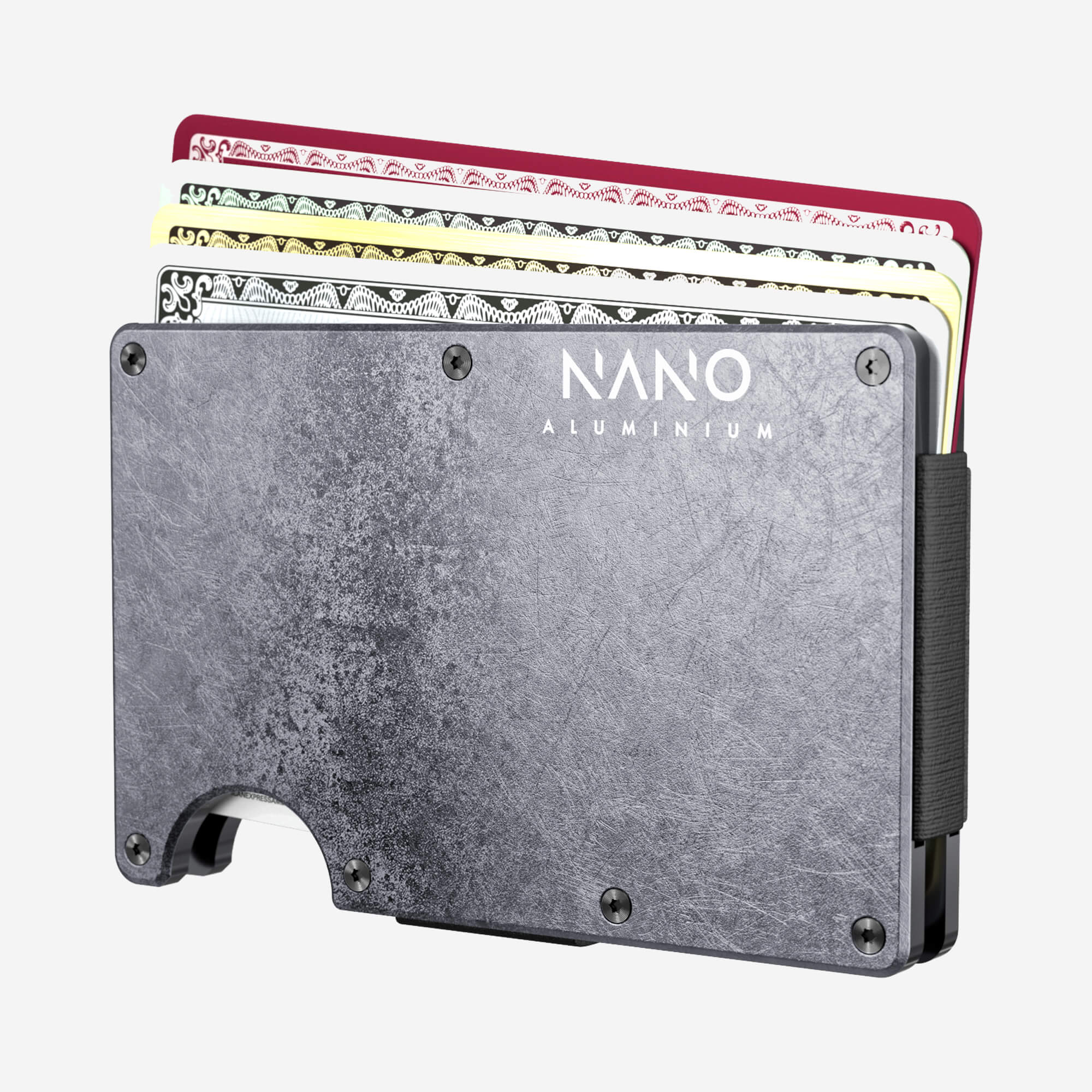 Personalised Cash Strap Wallet (Dark Storm) Everyday Bundle