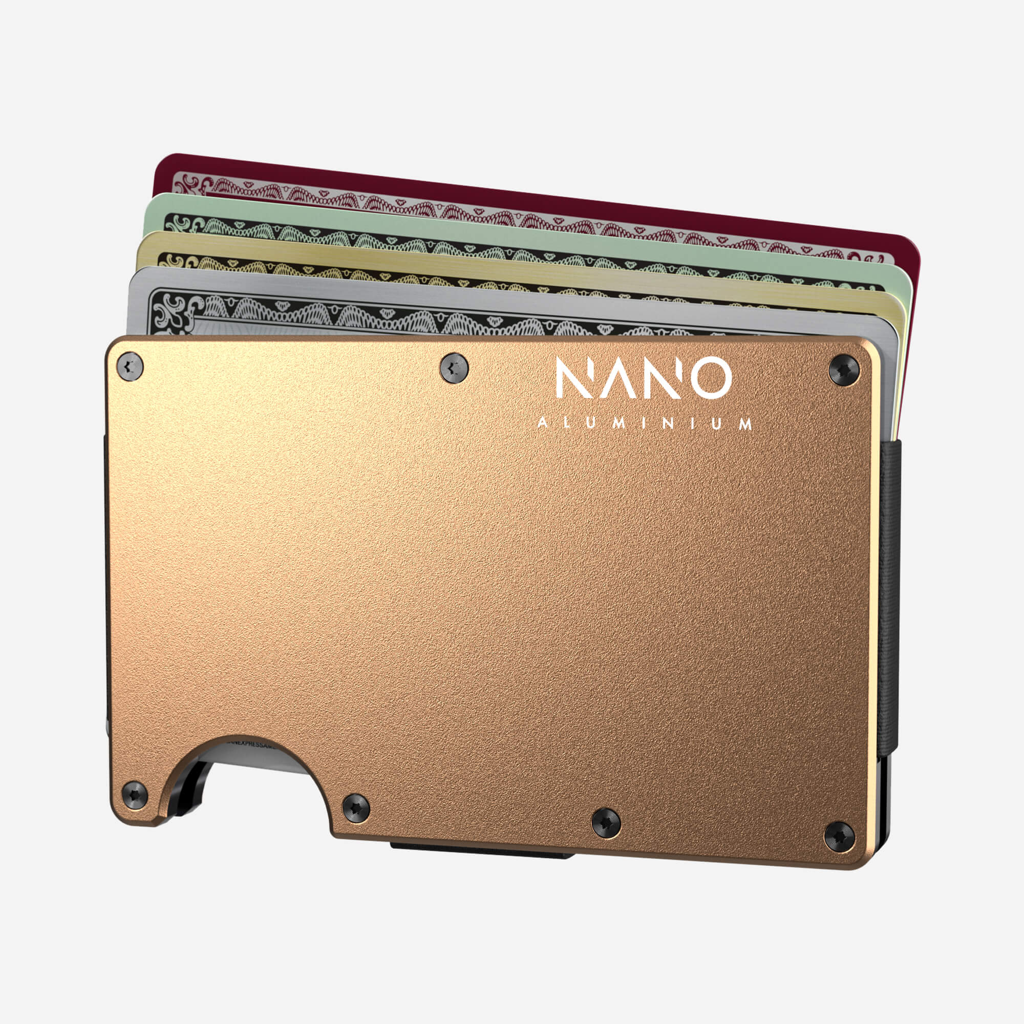 AirTag Cash Strap Wallet (Spectre Gold) Everyday Bundle