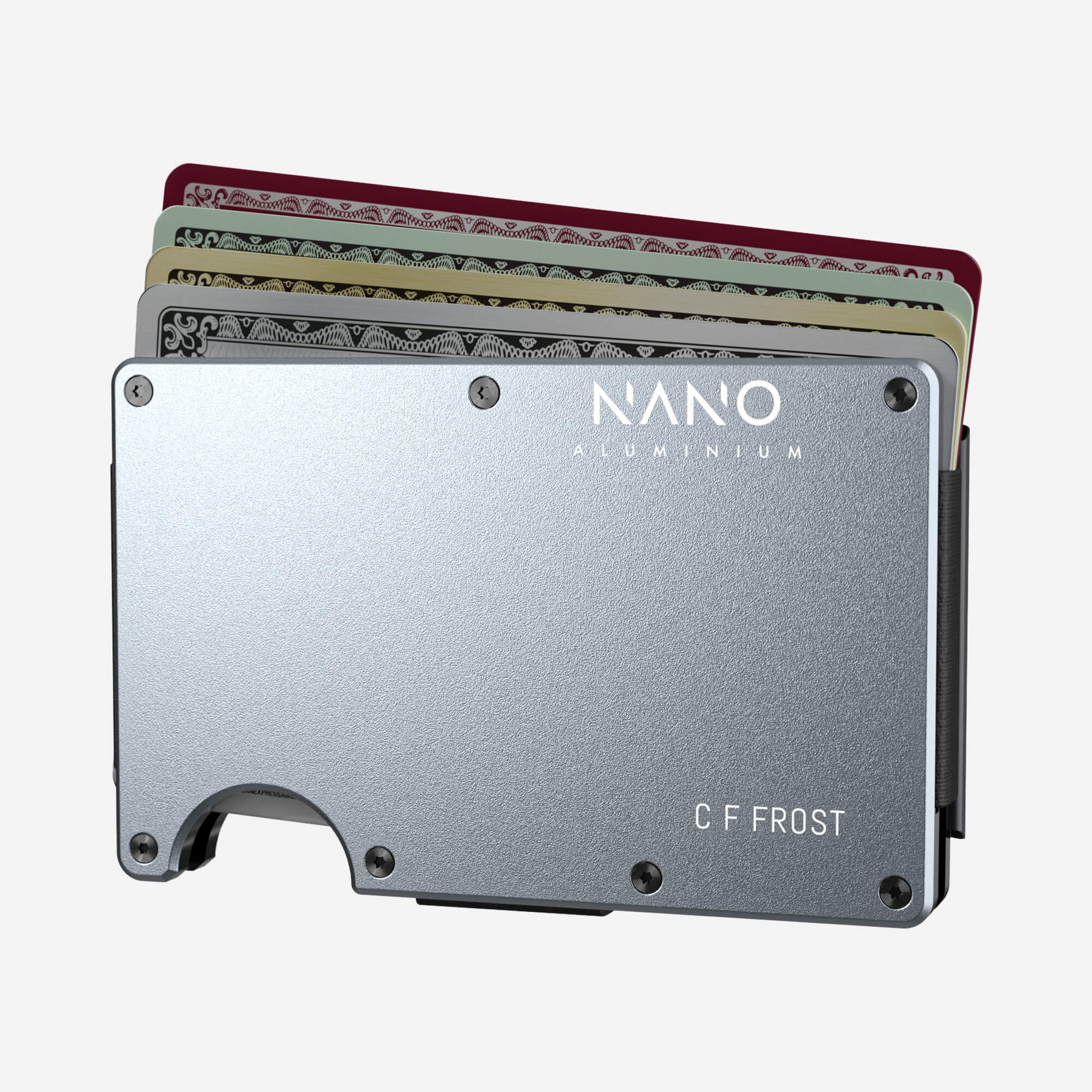 Personalised AirTag Money Clip Wallet (Spyder Grey) Essential Bundle