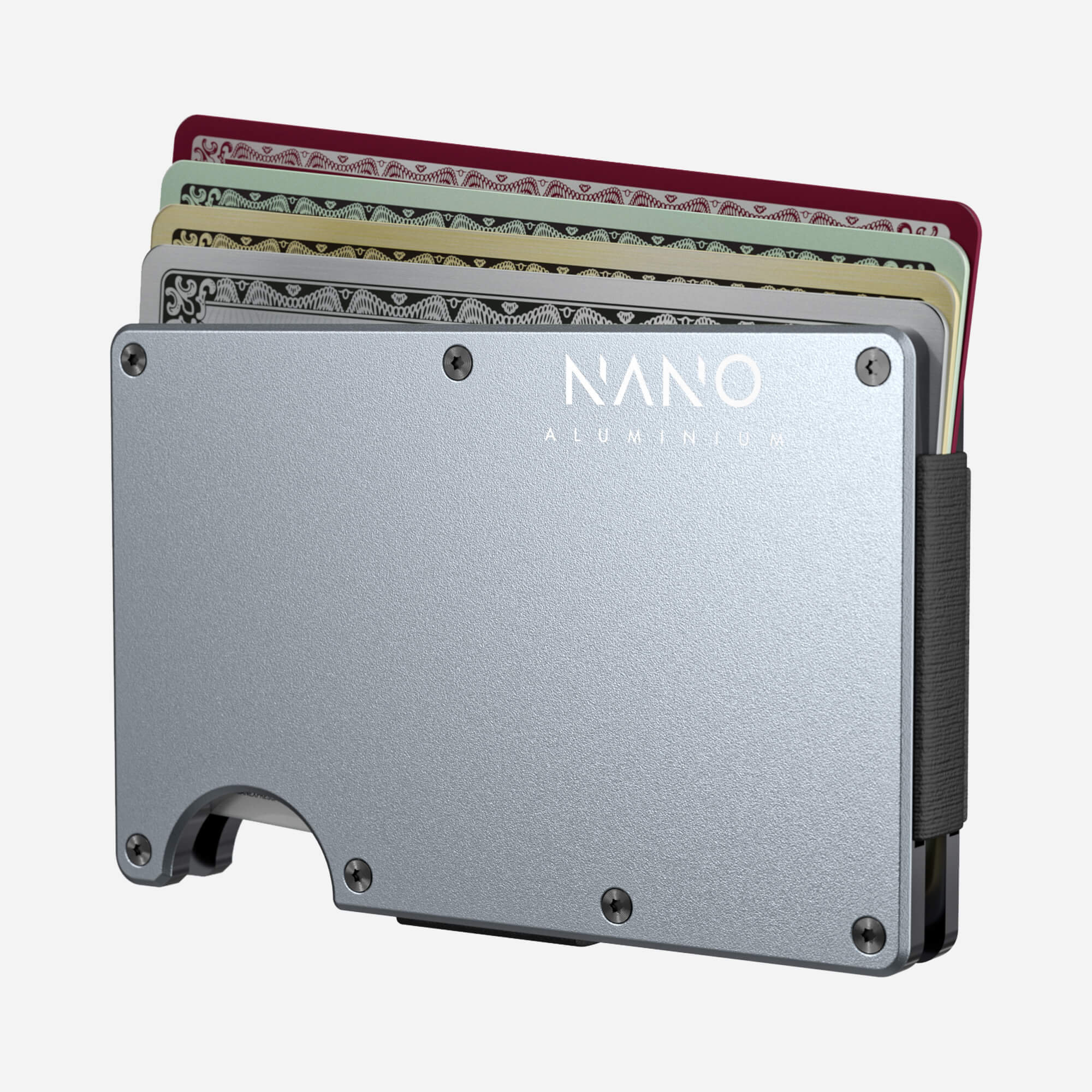 AirTag Cash Strap Wallet (Spyder Grey) Everyday Bundle