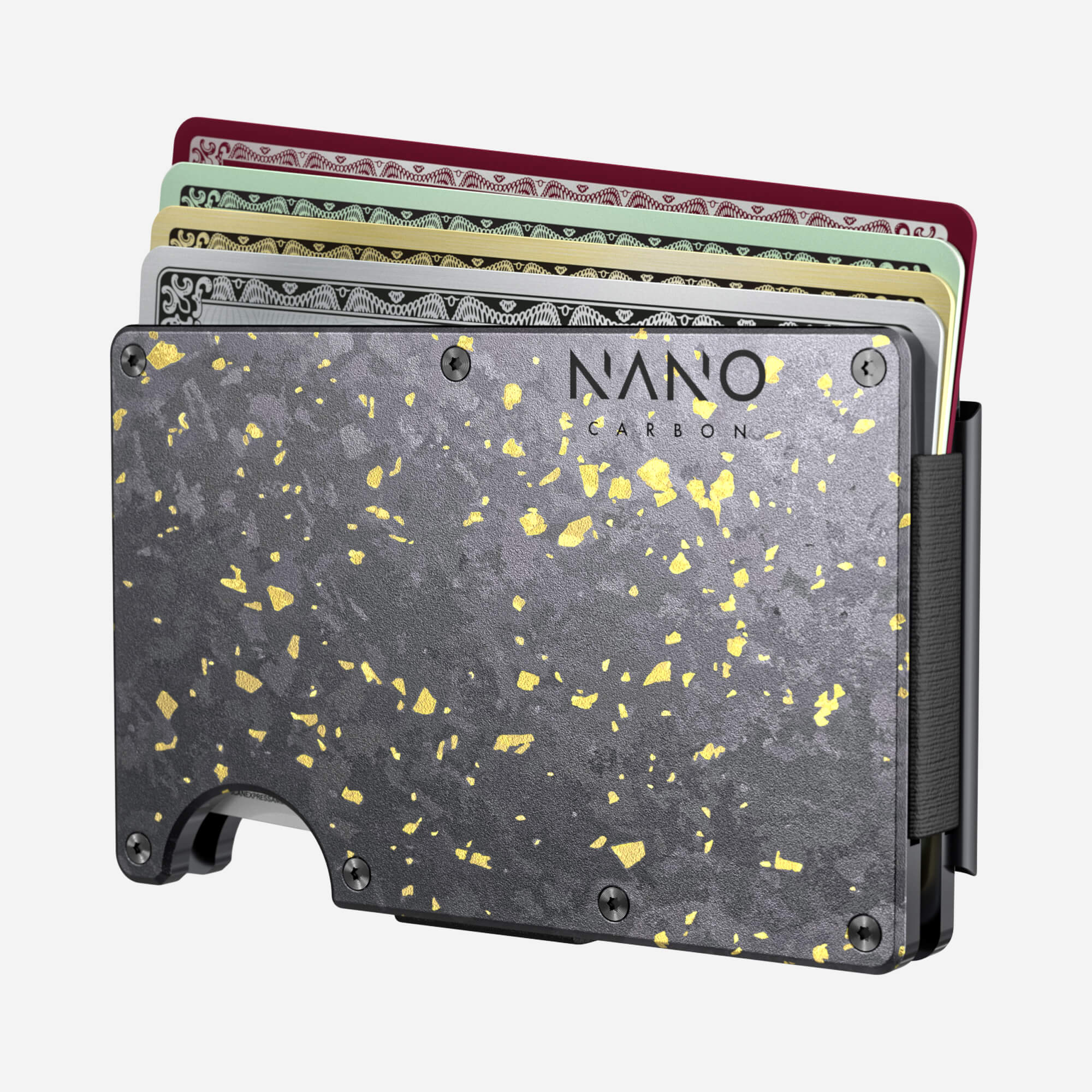 Money Clip Wallet (Nero/Oro) Essential Bundle