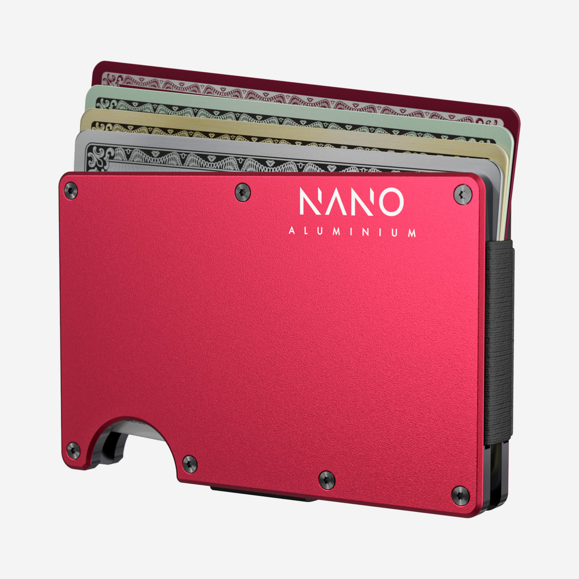 Cash Strap Wallet (Volcano Red) Essential Bundle