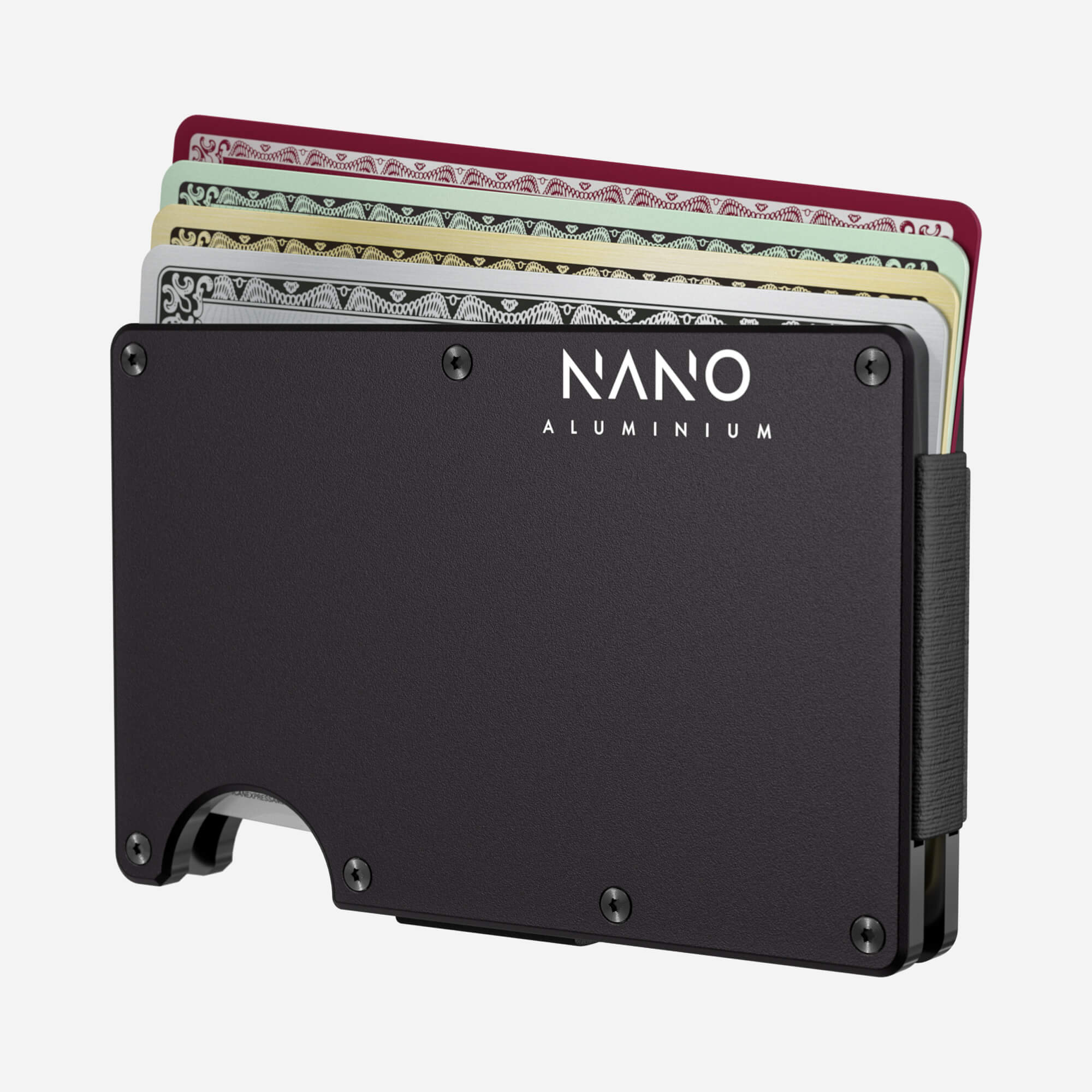 AirTag Cash Strap Wallet (Phantom Black)