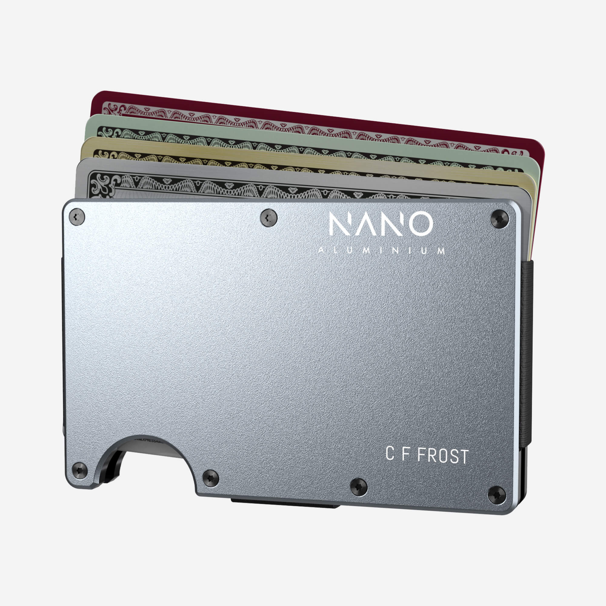 Personalised Cash Strap Wallet (Spyder Grey) Essential Bundle