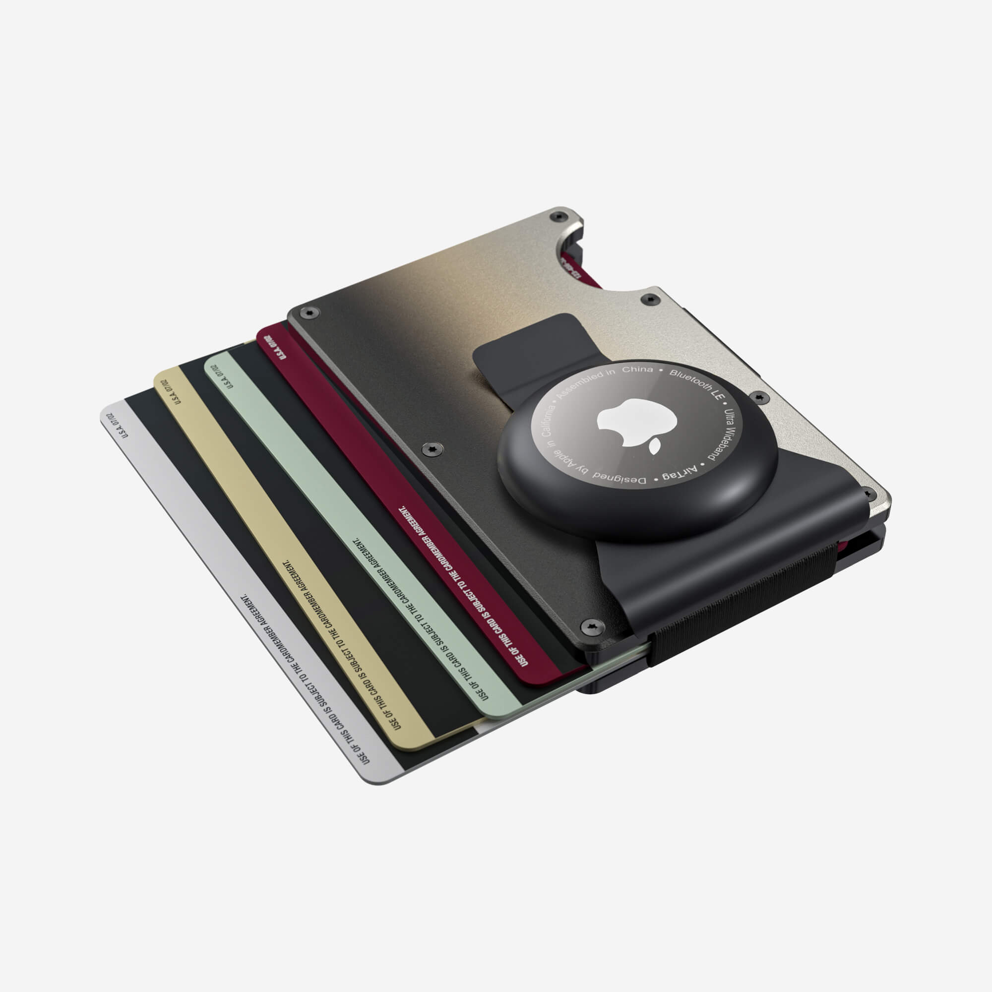 AirTag Money Clip Wallet (Onyx Eclipse) Everyday Bundle