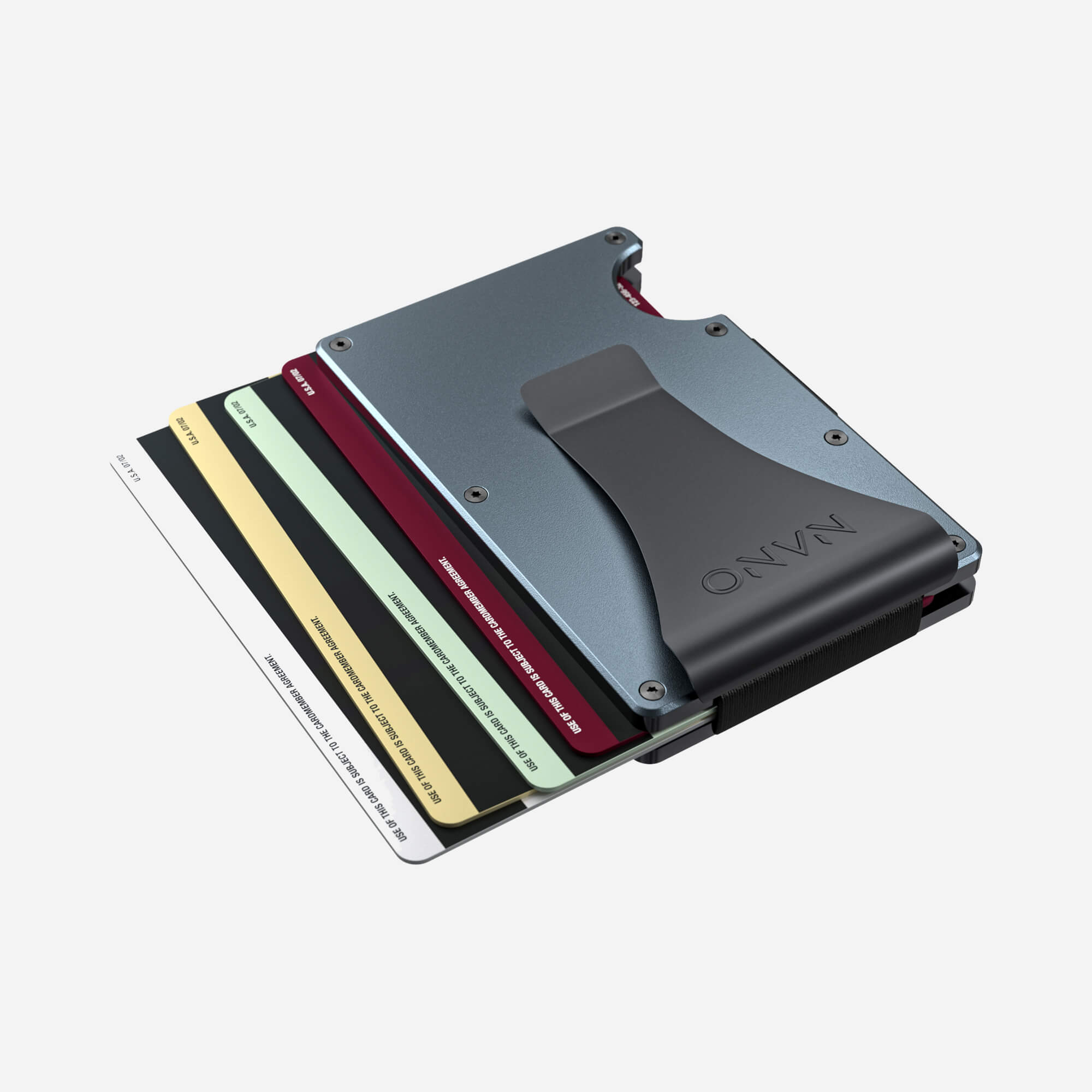 Personalised Money Clip Wallet (Forza Grey) Essential Bundle
