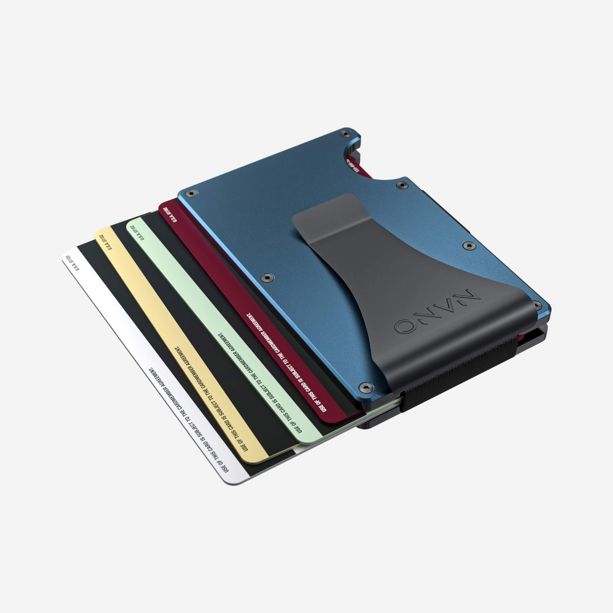 Money Clip Wallet (Riviera Navy) Essential Bundle