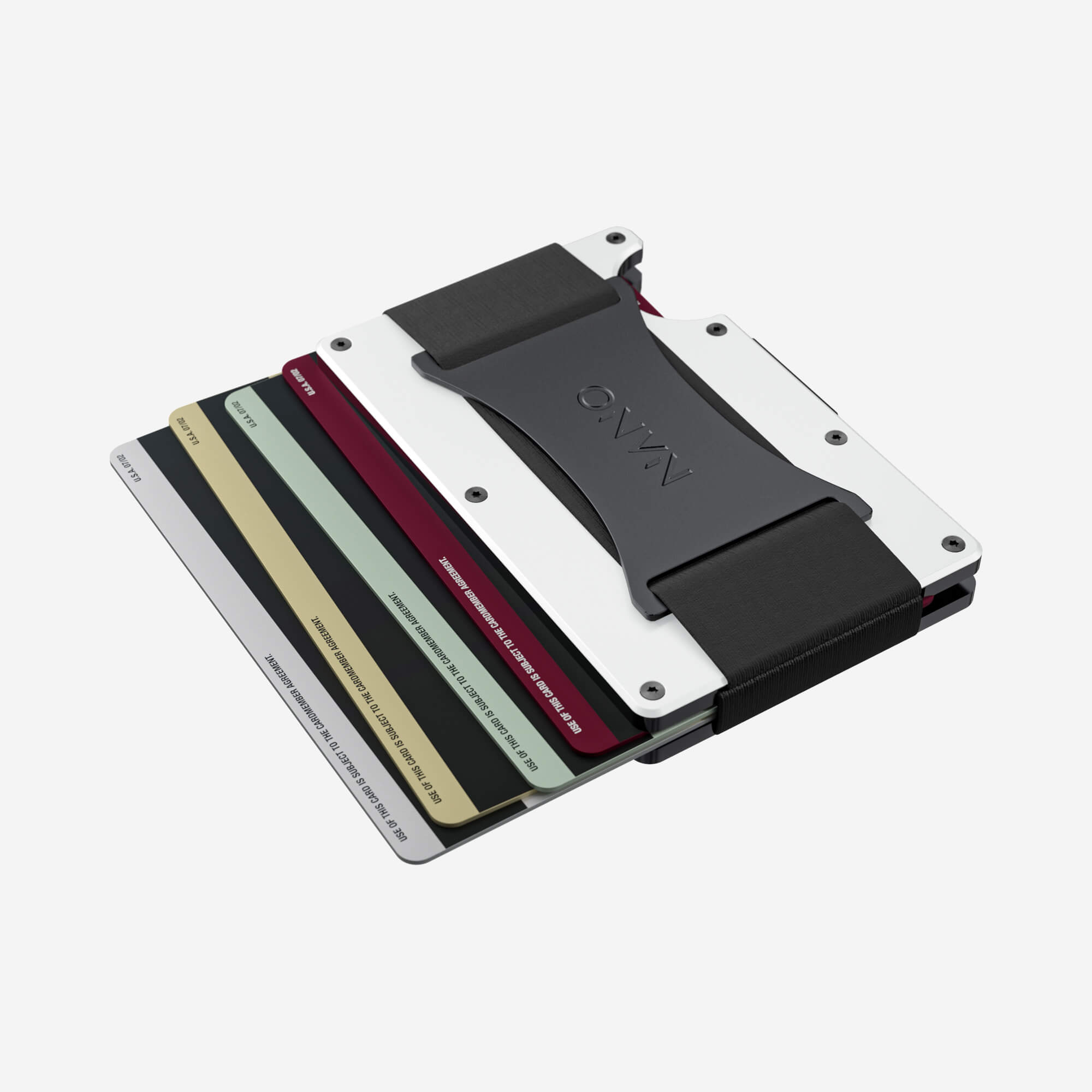 Cash Strap Wallet (Carrera White) Essential Bundle