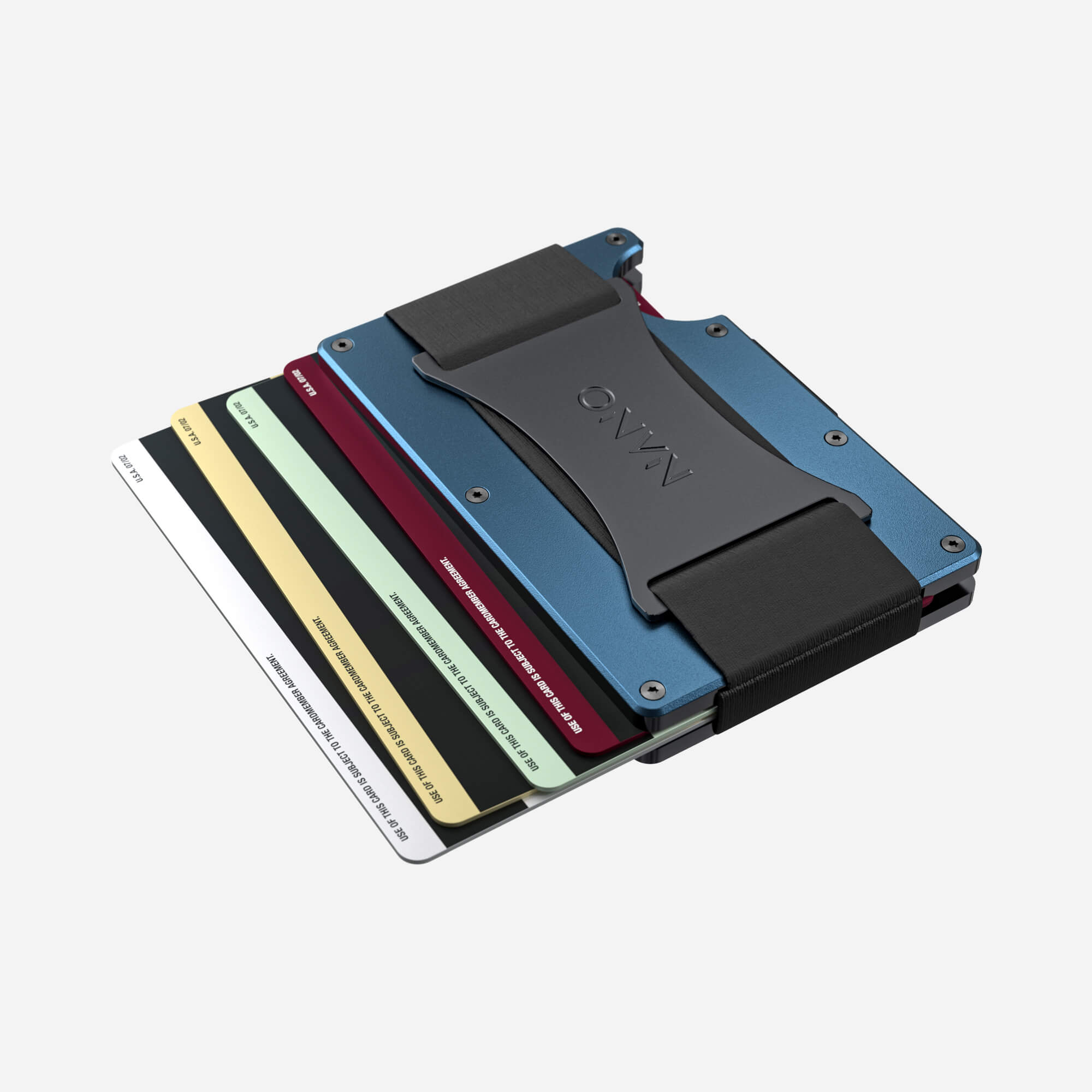 Personalised Cash Strap Wallet (Riviera Navy) Everyday Bundle