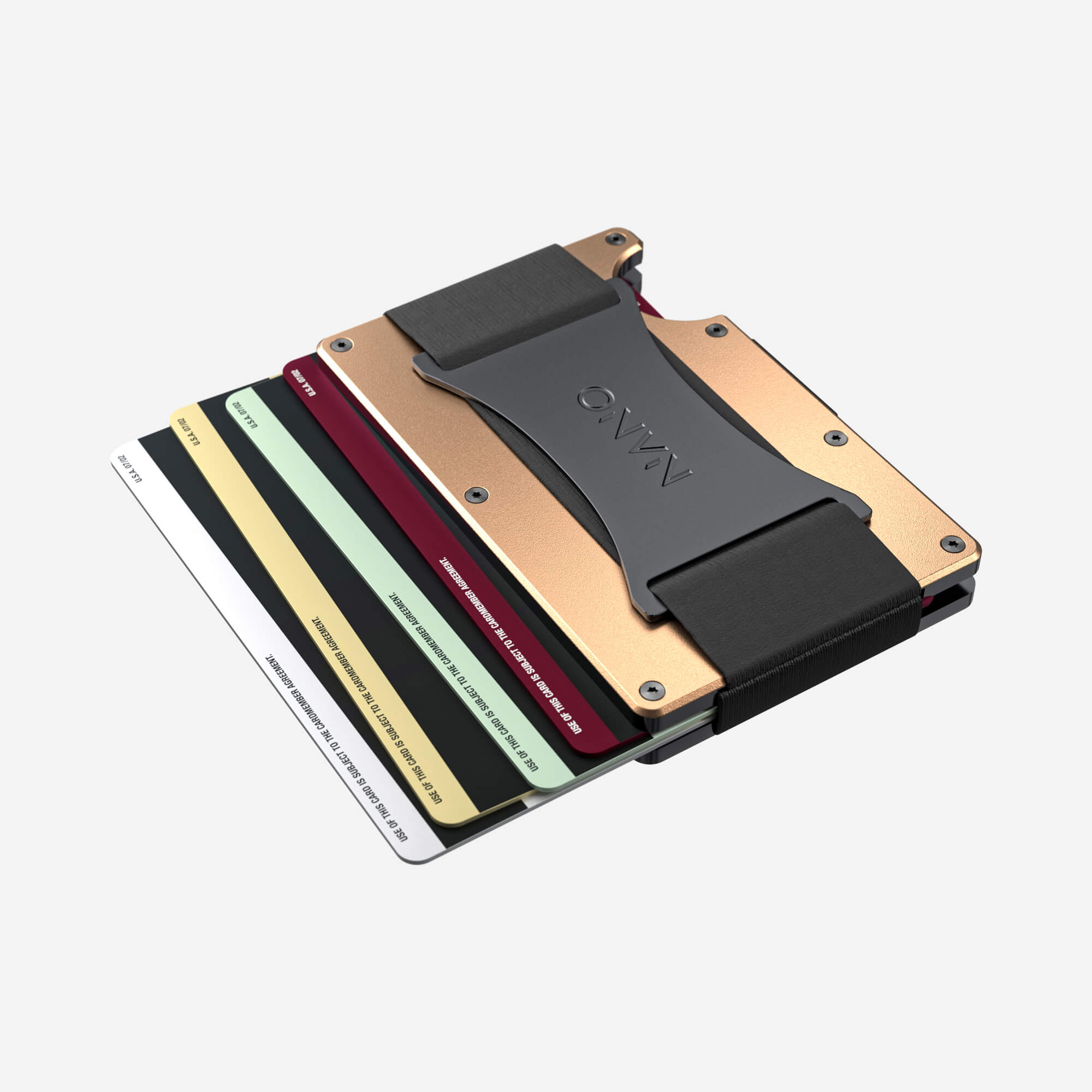 Personalised Cash Strap Wallet (Spectre Gold) Essential Bundle