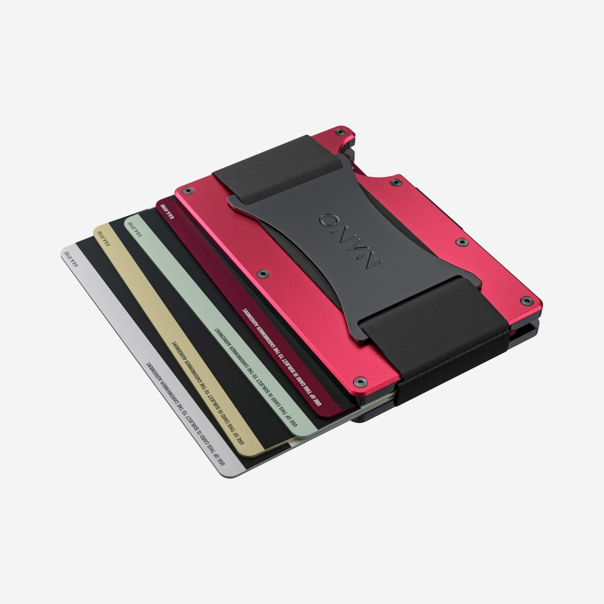 Cash Strap Wallet (Volcano Red) Essential Bundle