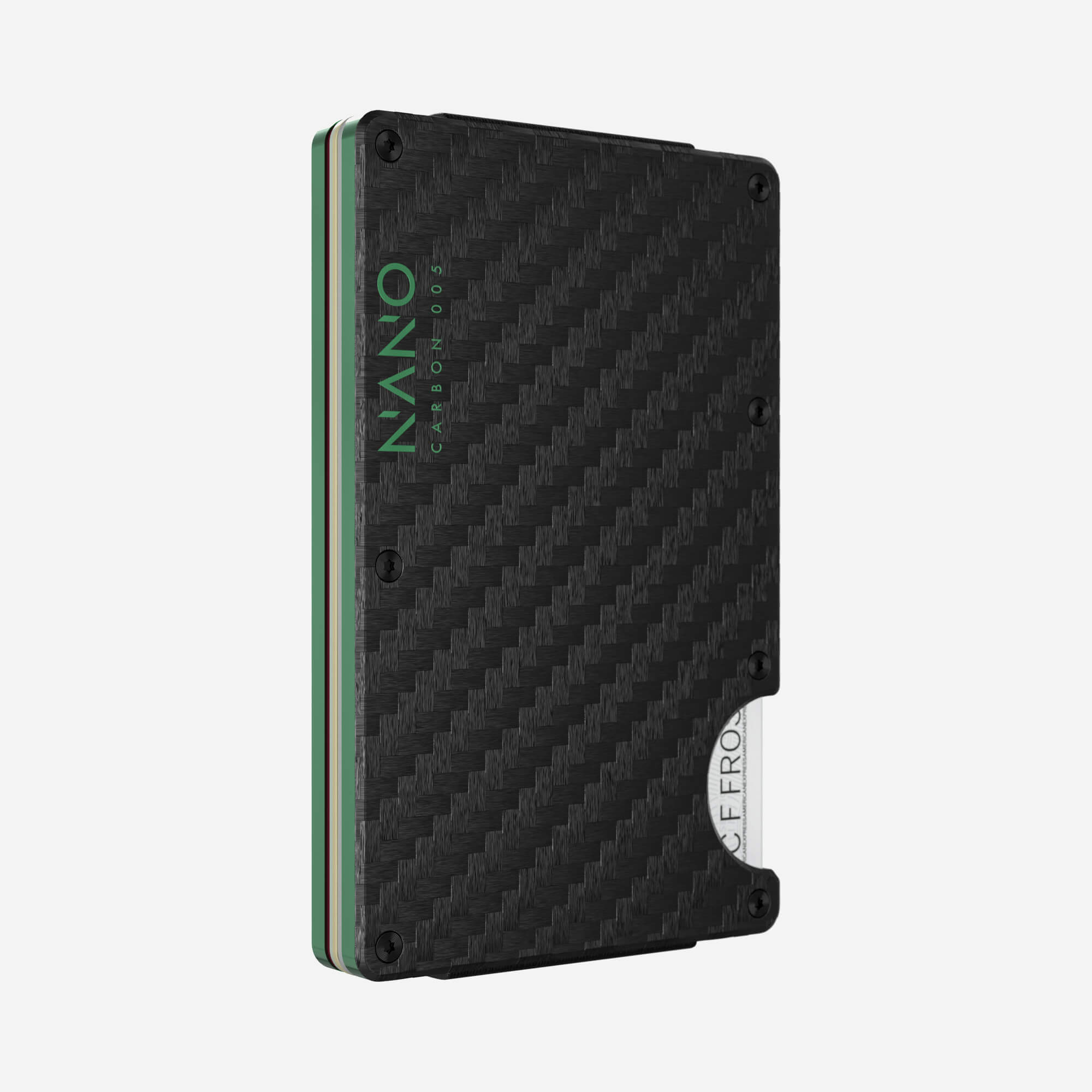 005 Personalised Cash Strap Wallet (Stealth Black/Viper Green)