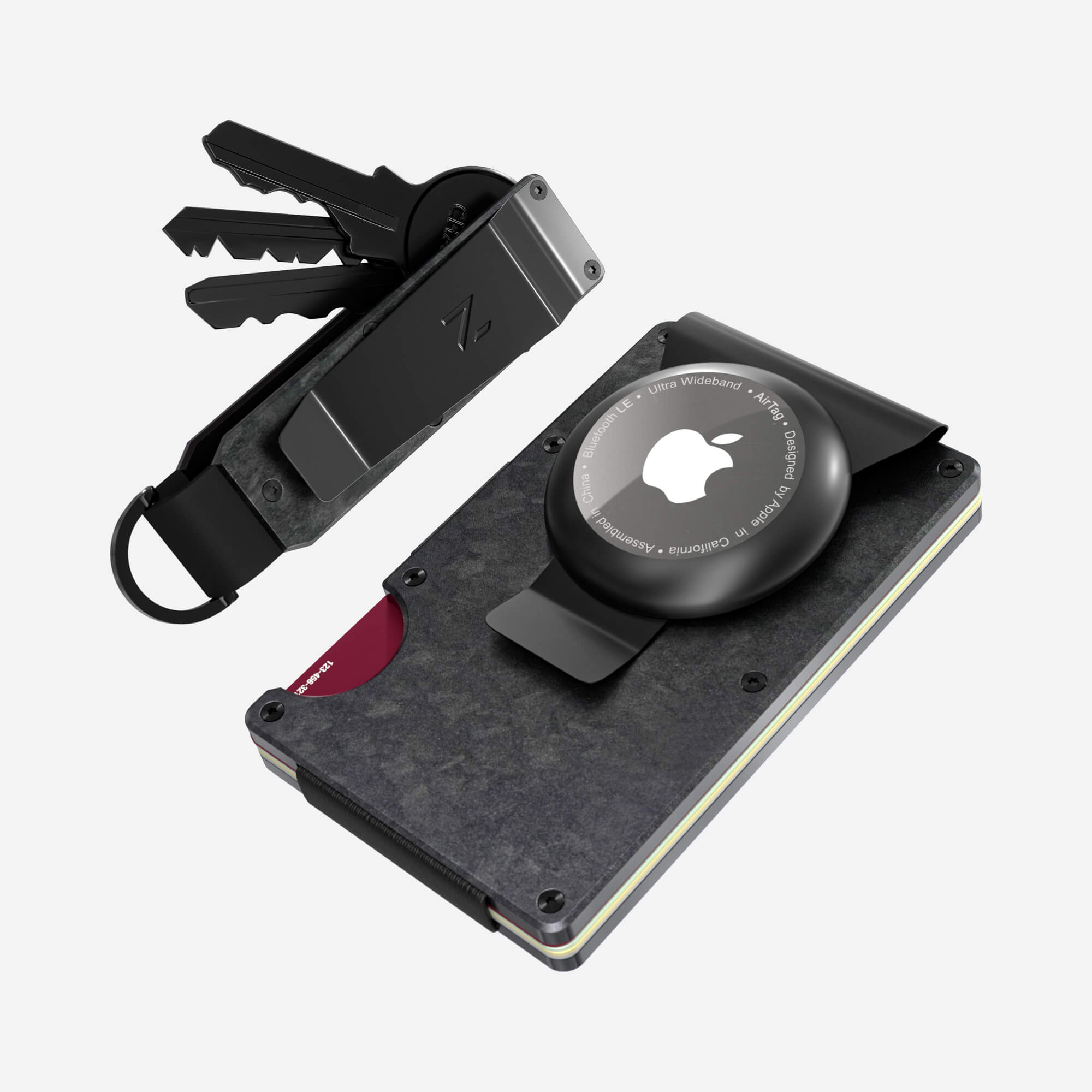 AirTag Money Clip Wallet (Nero) Everyday Bundle