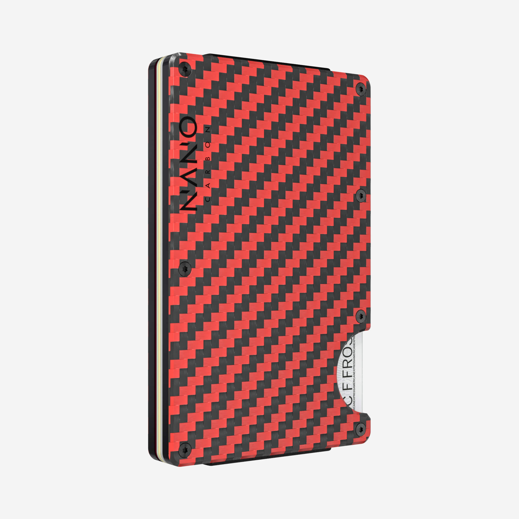 AirTag Cash Strap Wallet (Diablo Red/Stealth Black) Everyday Bundle