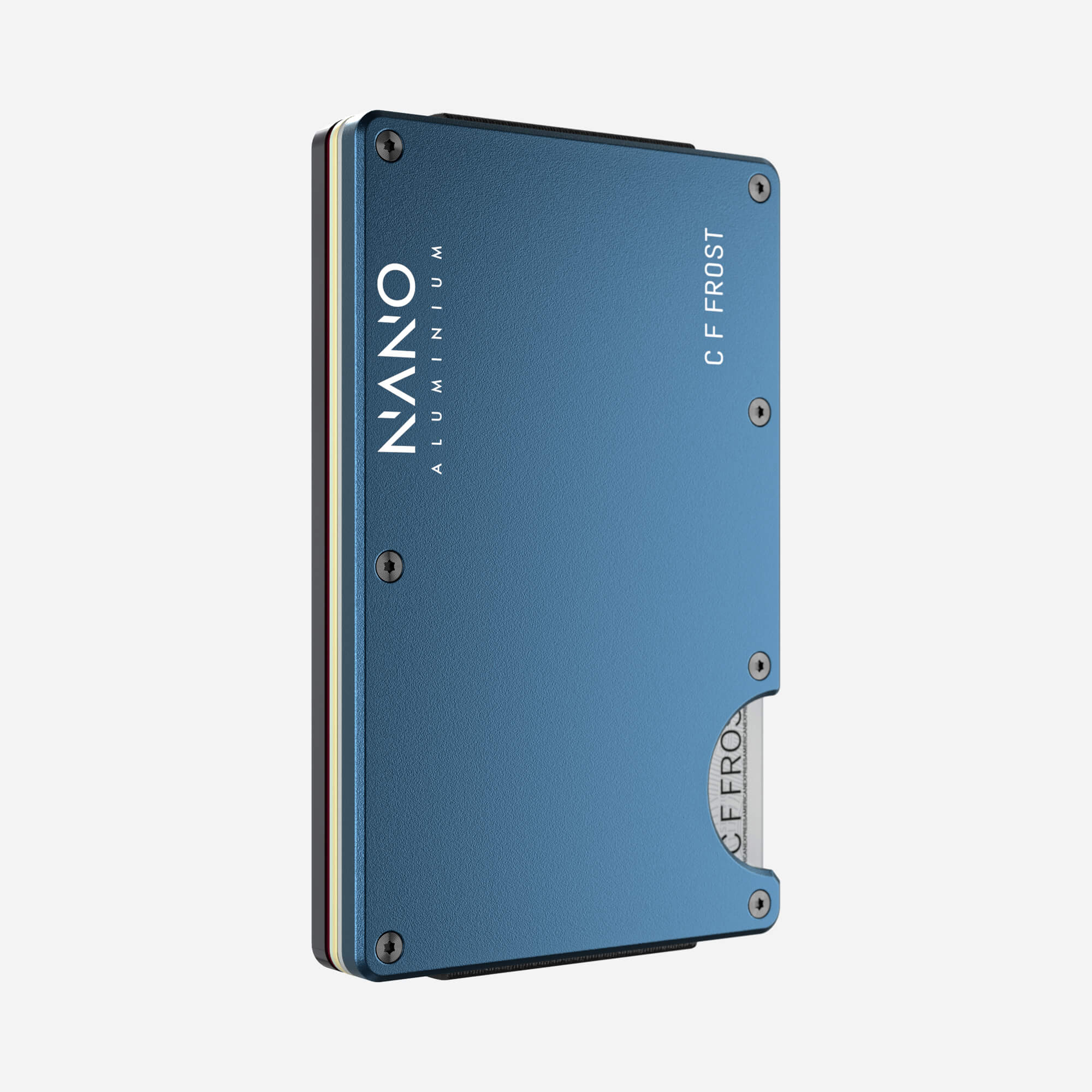 Personalised AirTag Money Clip Wallet (Riviera Navy)