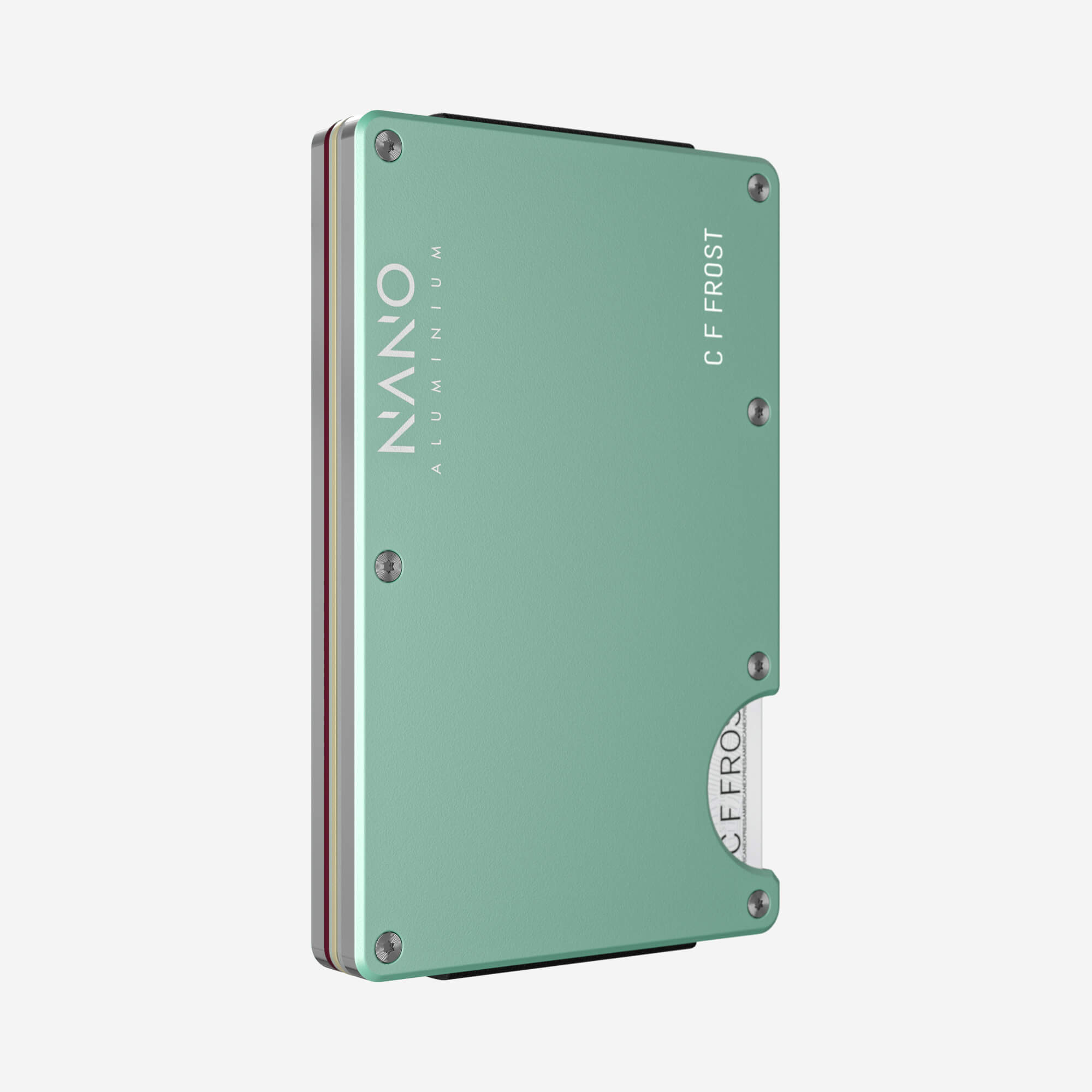 Personalised AirTag Cash Strap Wallet (Orchard Mint) Essential Bundle