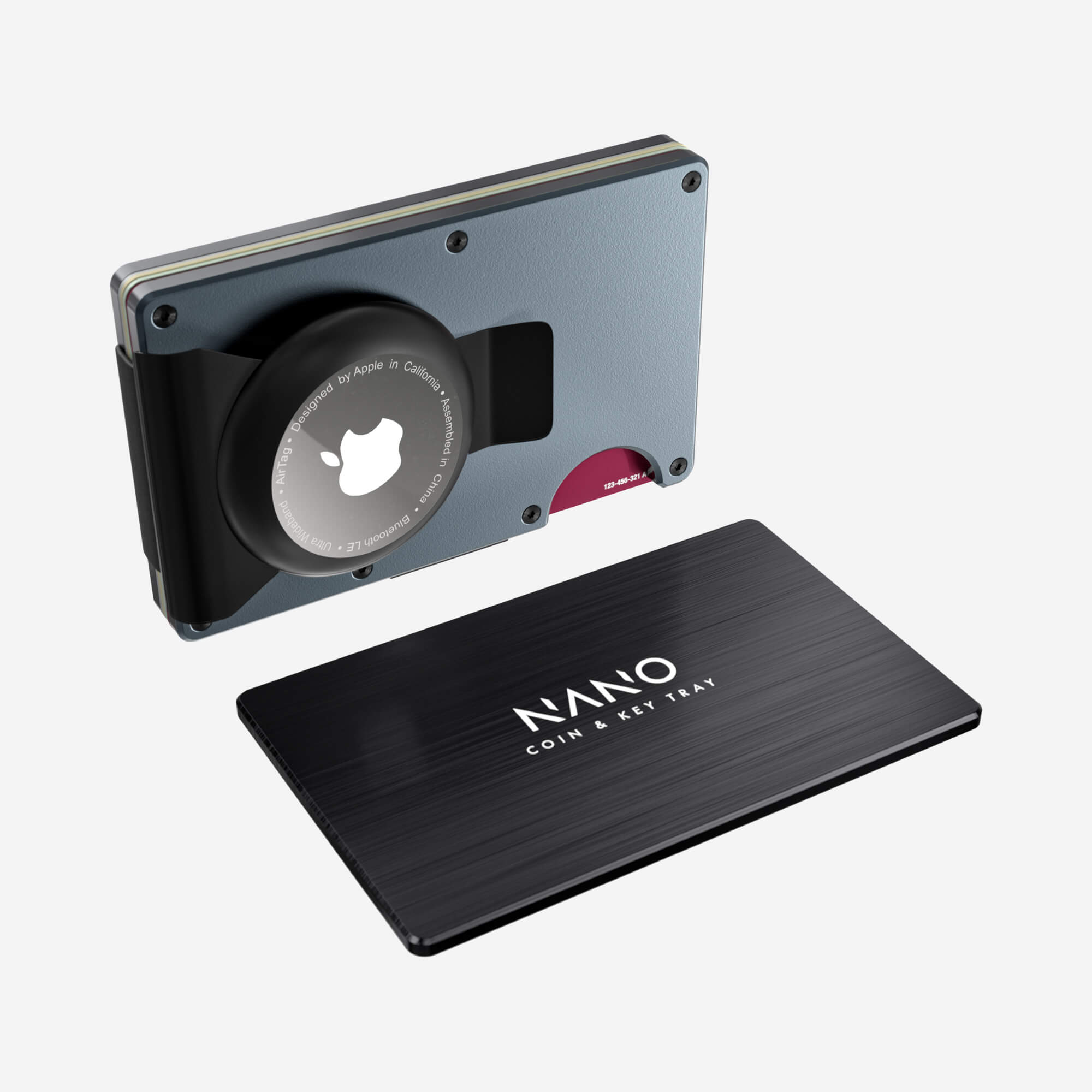 AirTag Money Clip Wallet (Forza Grey) Essential Bundle