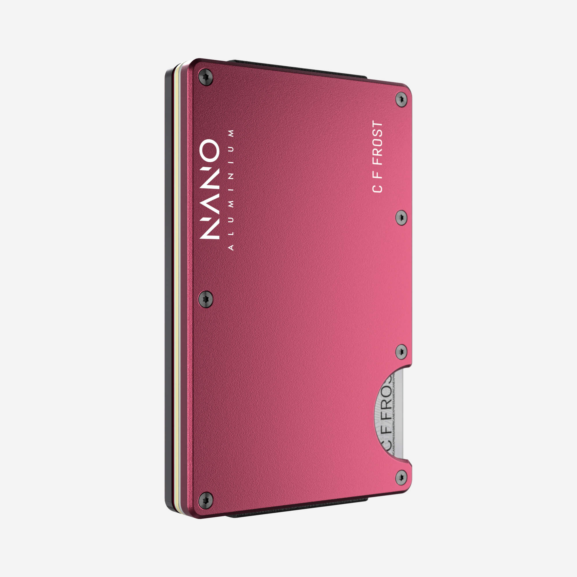 Personalised Money Clip Wallet (Portofino Red) Essential Bundle