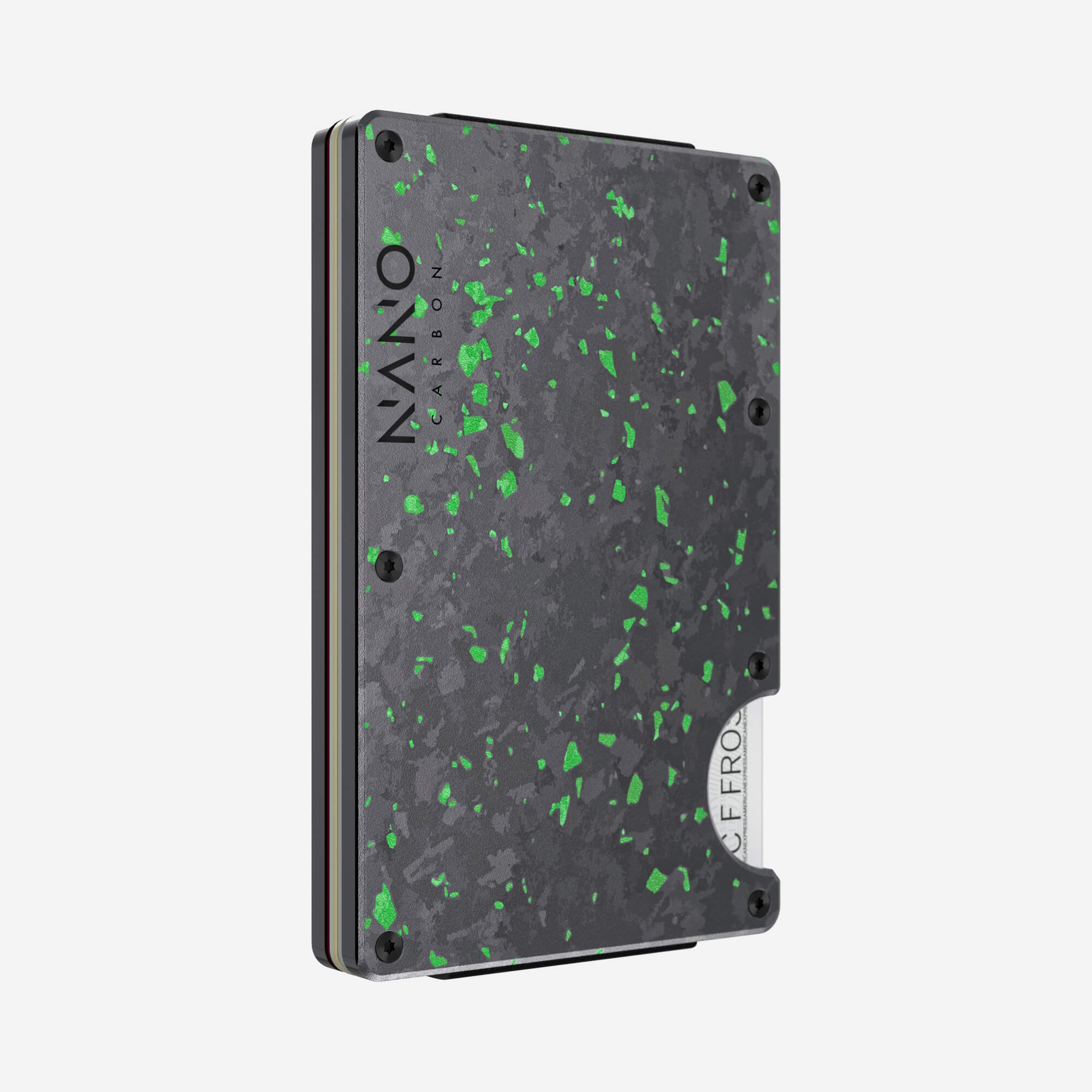 Money Clip Wallet (Nero/Verde)