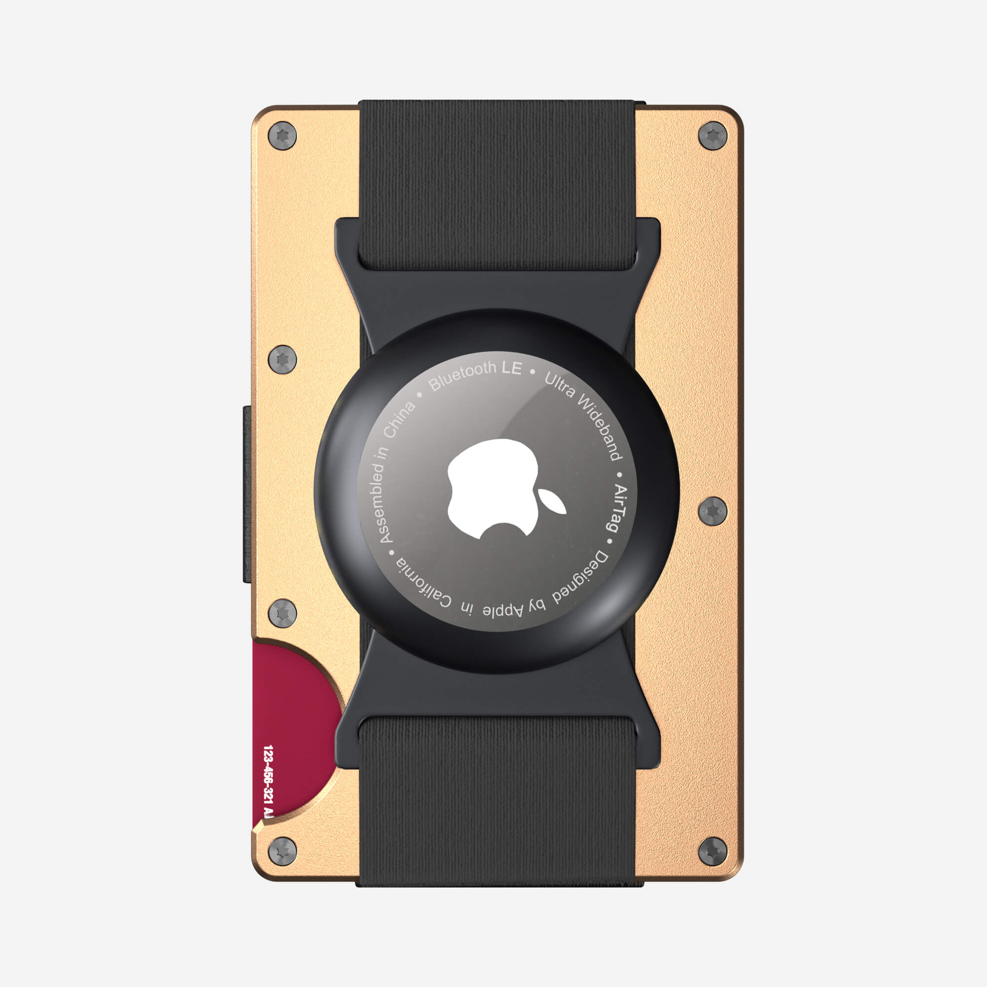 AirTag Cash Strap Wallet (Spectre Gold) Everyday Bundle
