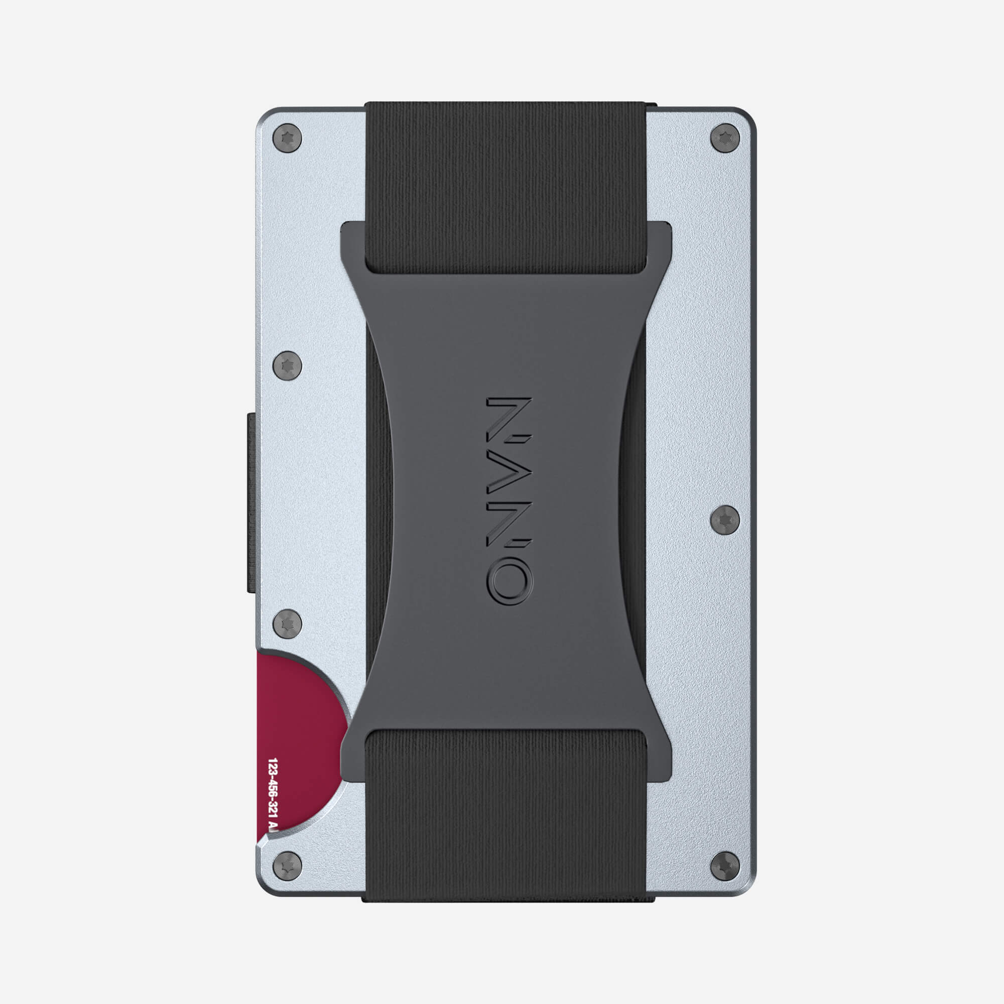 Personalised Cash Strap Wallet (Spyder Grey) Essential Bundle