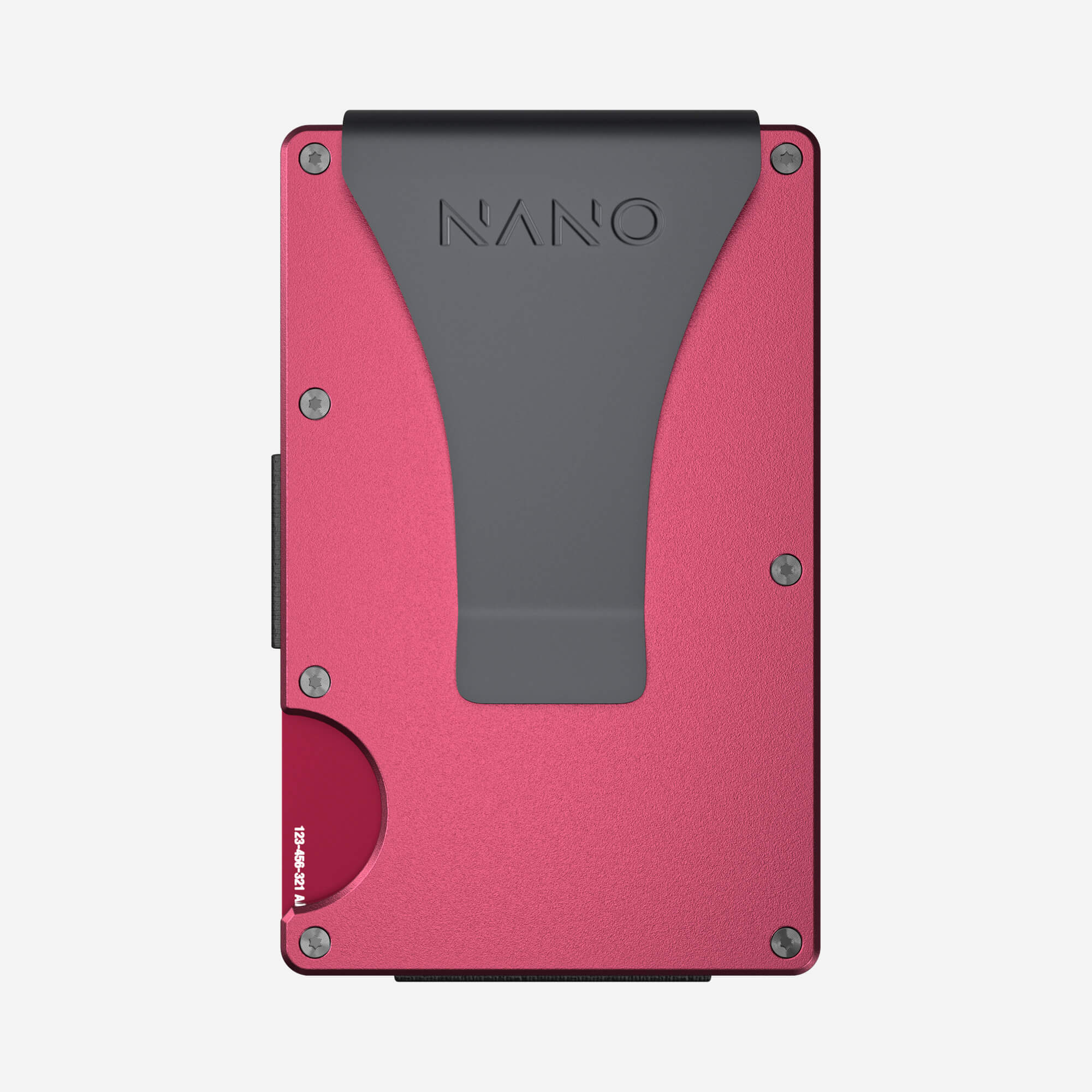 Personalised Money Clip Wallet (Portofino Red) Essential Bundle