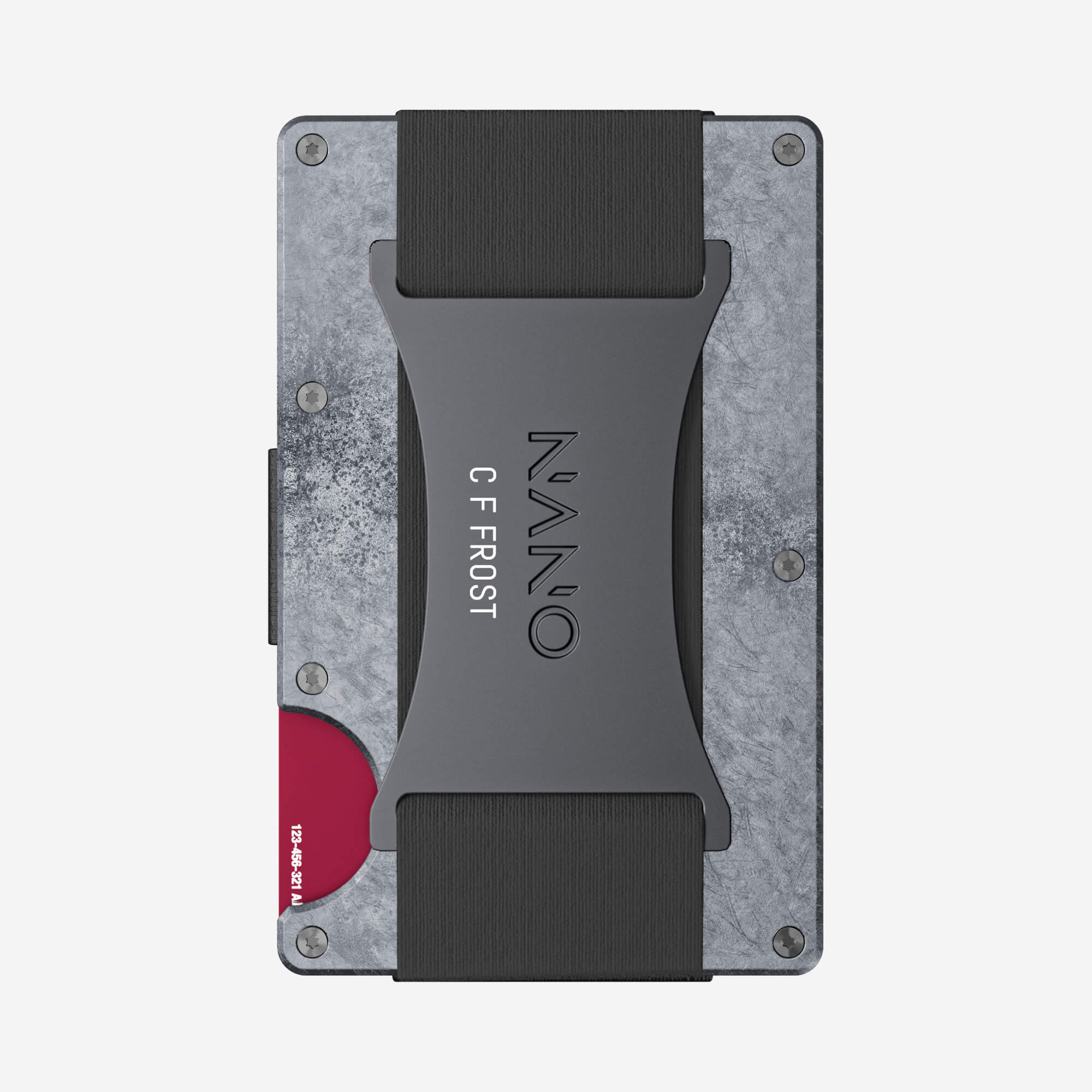 Personalised Cash Strap Wallet (Dark Storm) Everyday Bundle