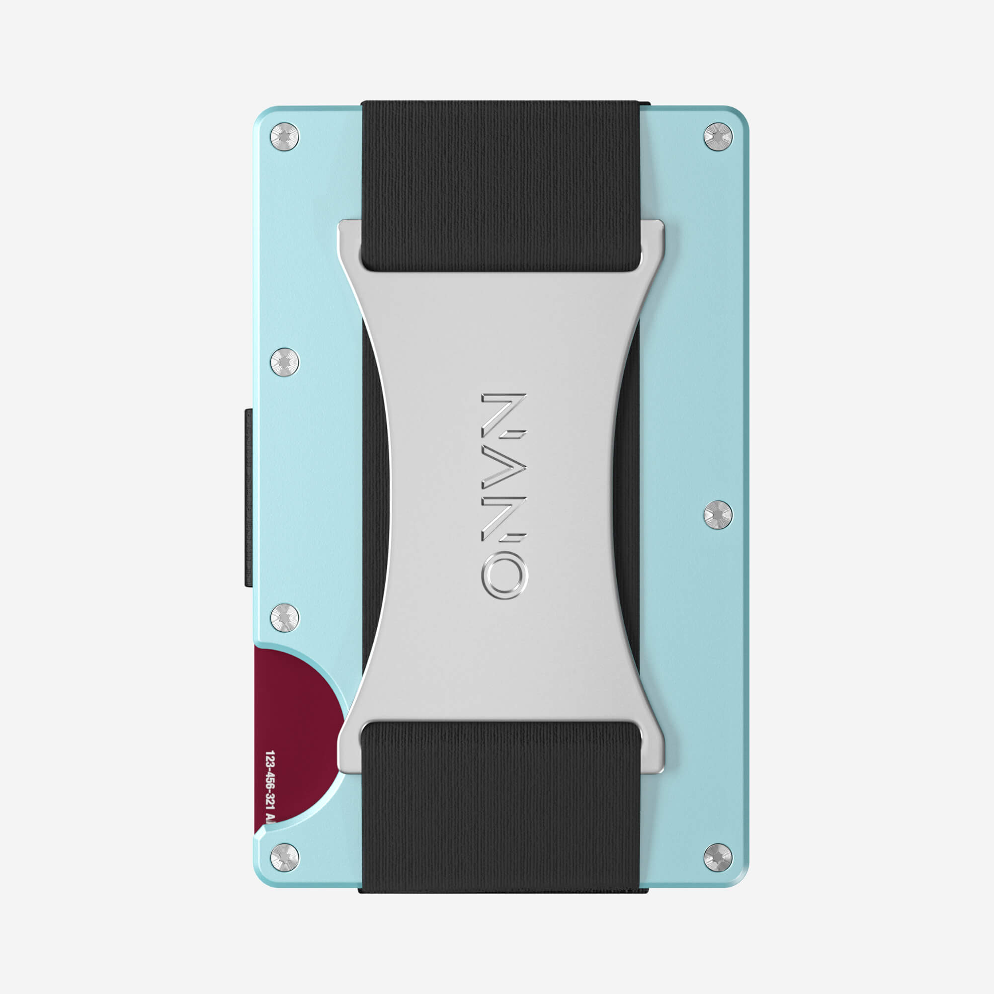 Personalised Cash Strap Wallet (Ocean Mist) Essential Bundle