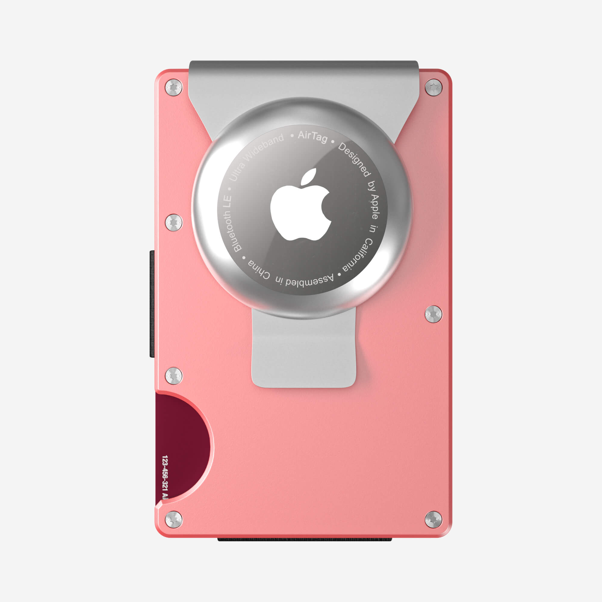 AirTag Money Clip Wallet (Sunset Blush) Everyday Bundle