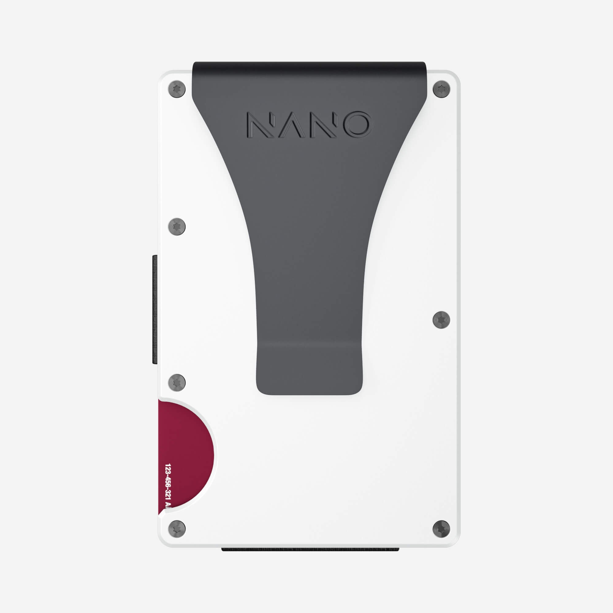 Personalised Money Clip Wallet (Carrera White) Essential Bundle