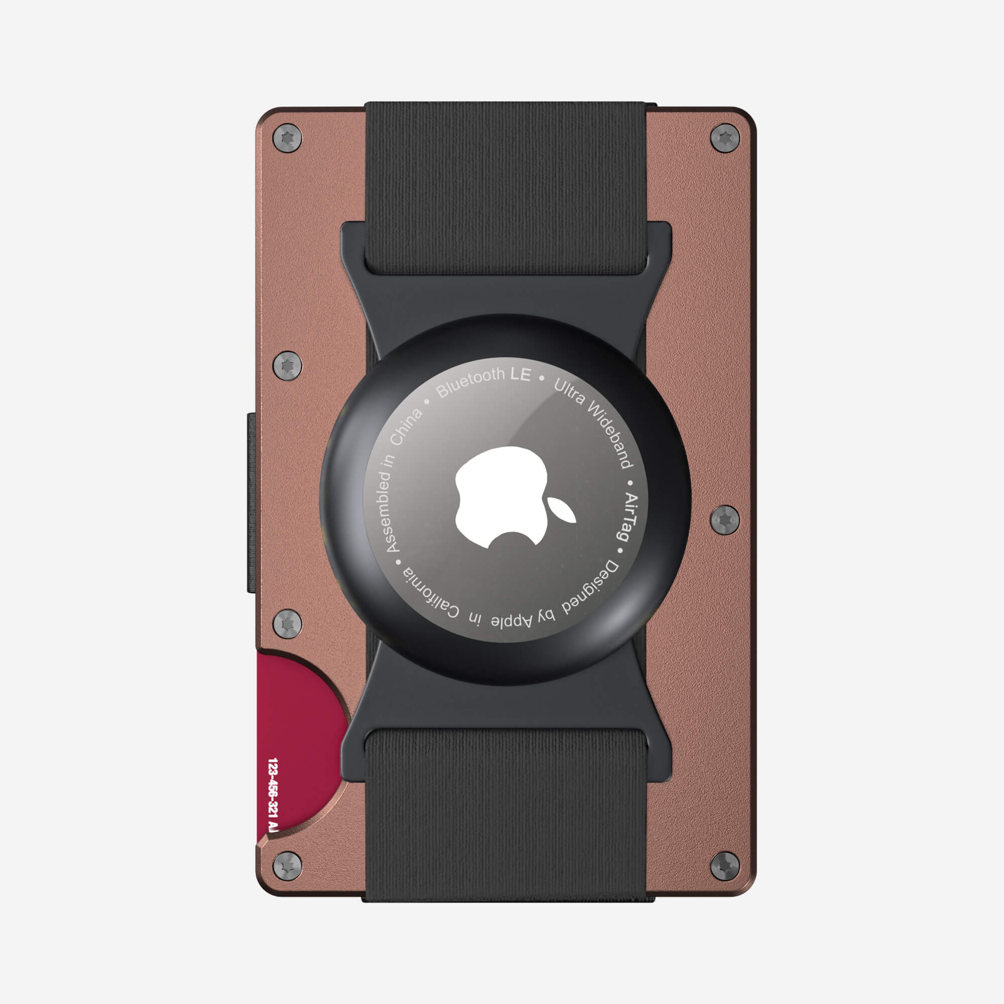 AirTag Cash Strap Wallet (Sonic Copper) Everyday Bundle