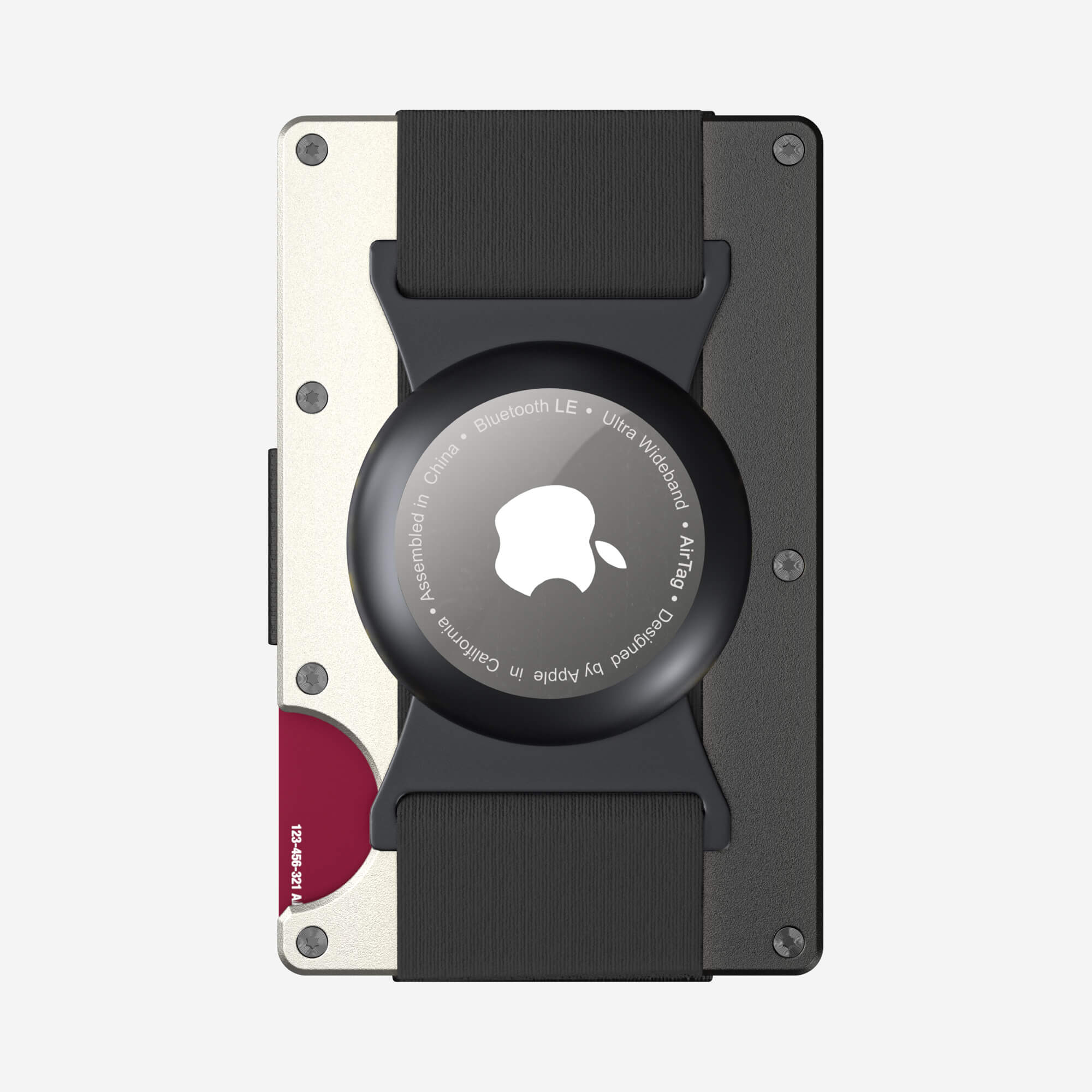 AirTag Cash Strap Wallet (Onyx Eclipse) Everyday Bundle