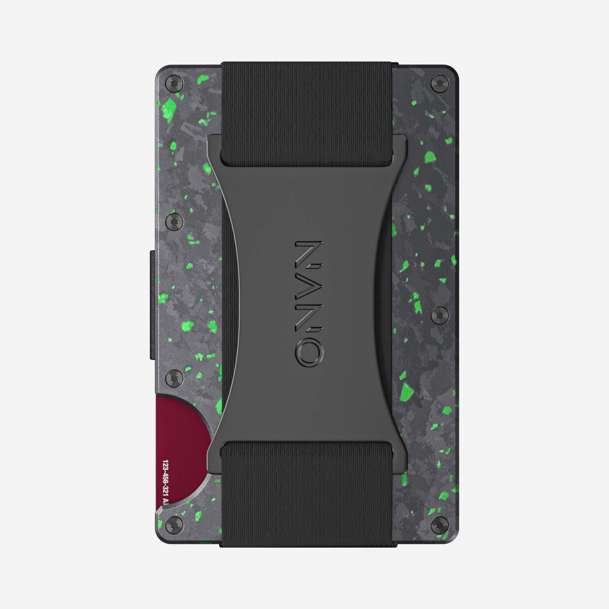 Cash Strap Wallet (Nero/Verde)