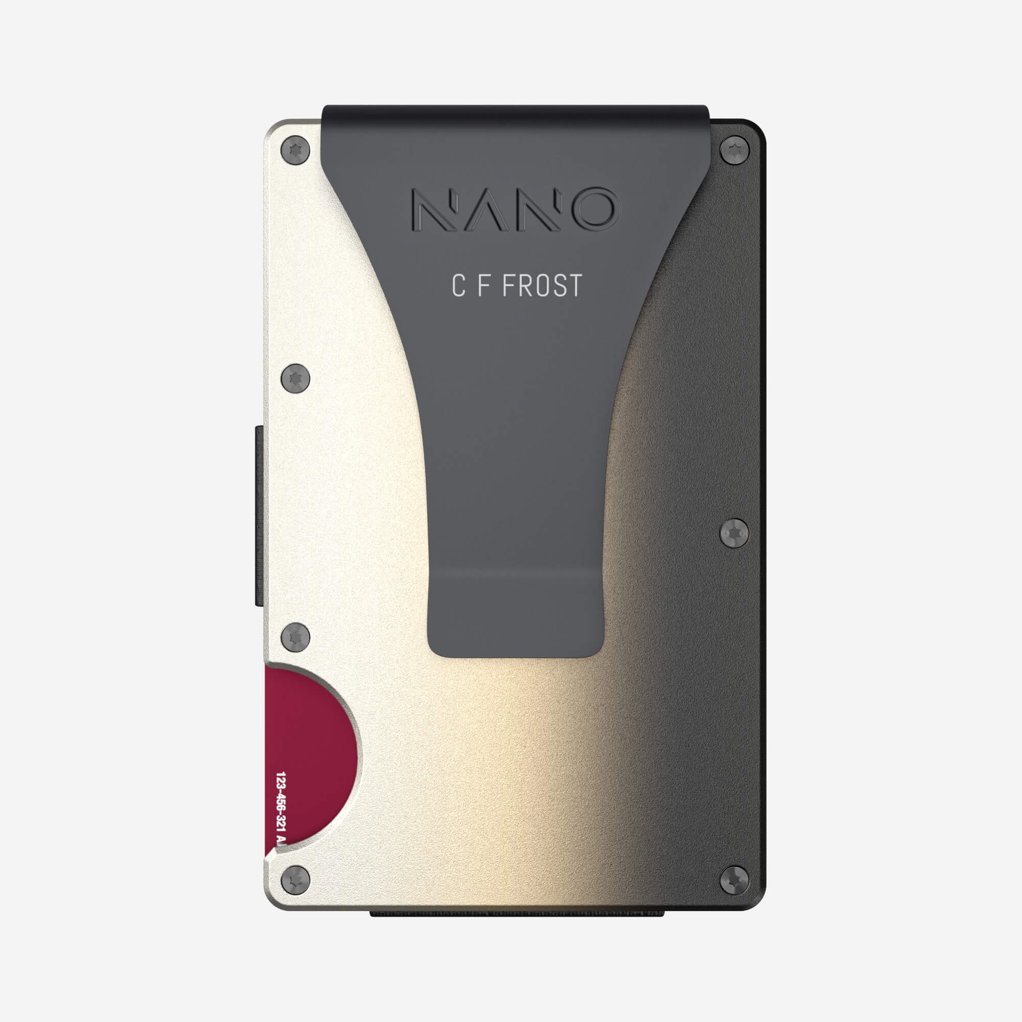 Personalised Money Clip Wallet (Onyx Eclipse) Essential Bundle