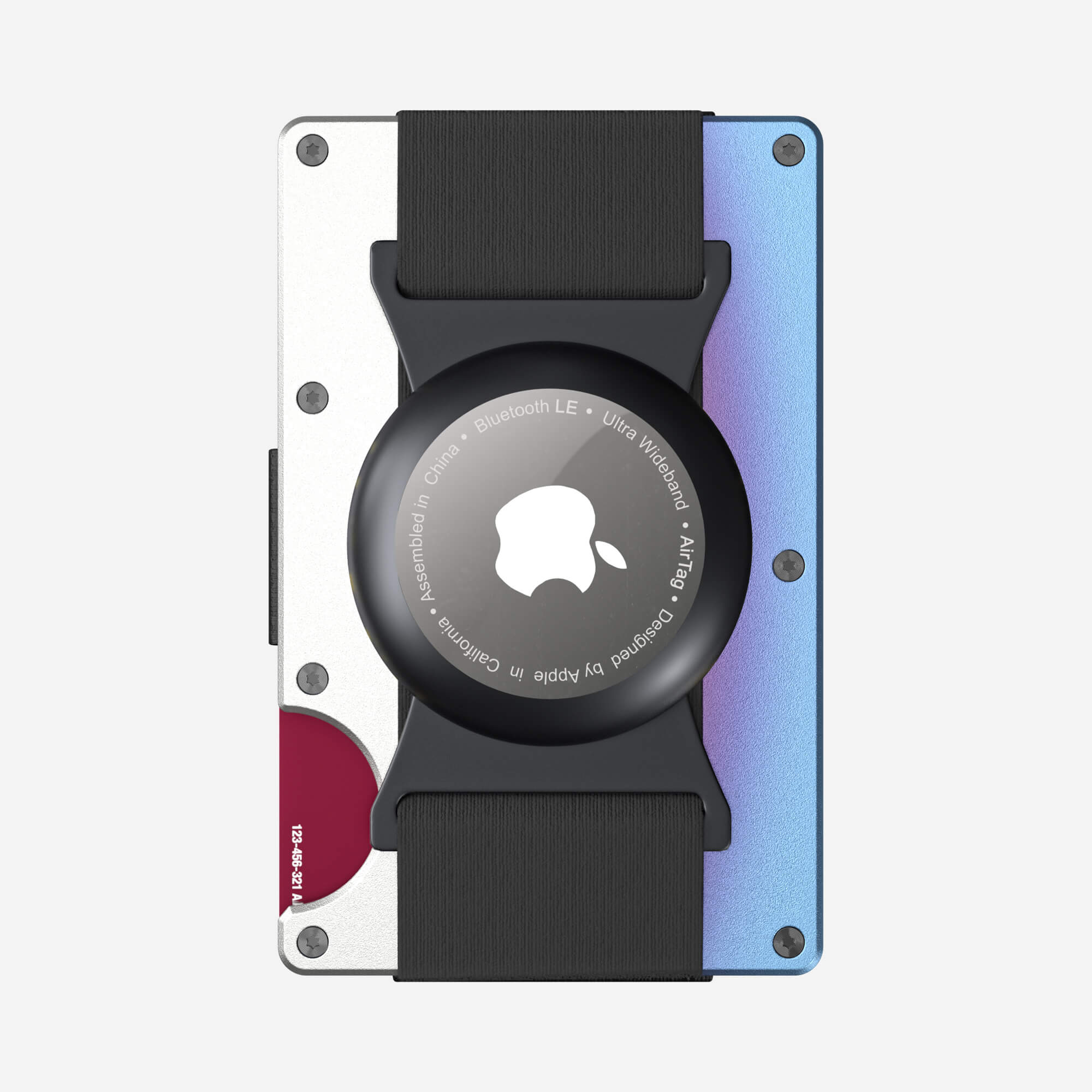 AirTag Cash Strap Wallet (Flame Burnt) Everyday Bundle