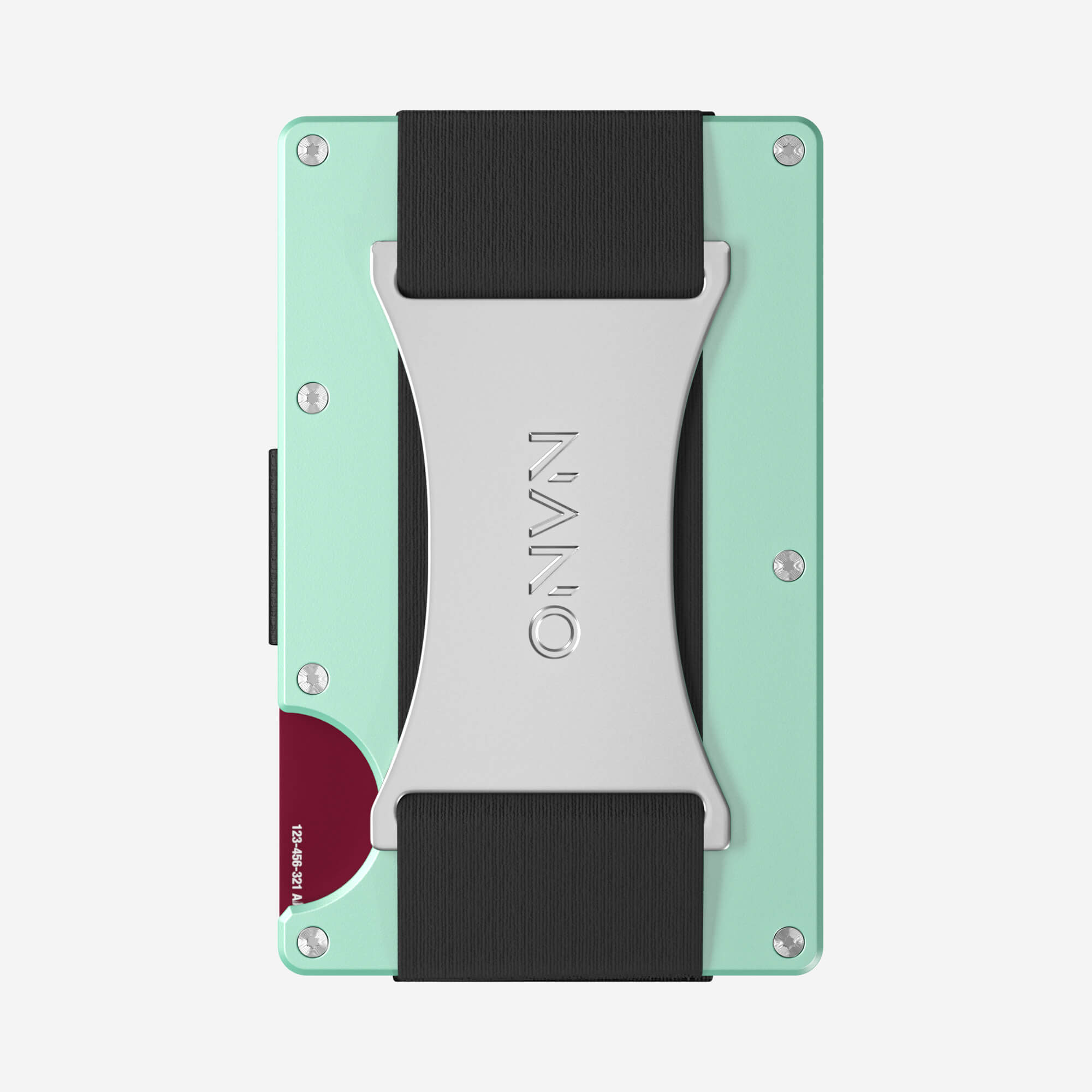 Personalised Cash Strap Wallet (Orchard Mint) Everyday Bundle
