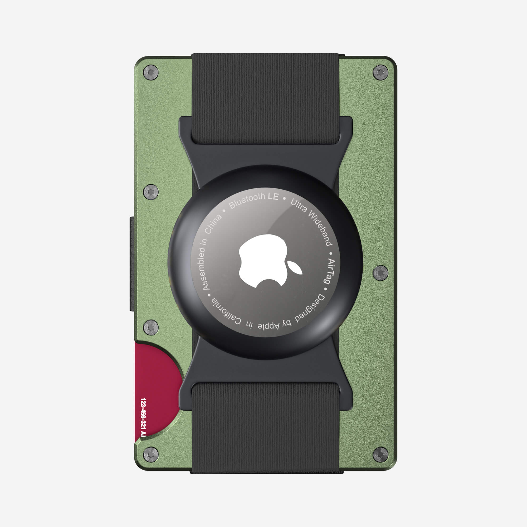 AirTag Cash Strap Wallet (Heritage Green) Everyday Bundle