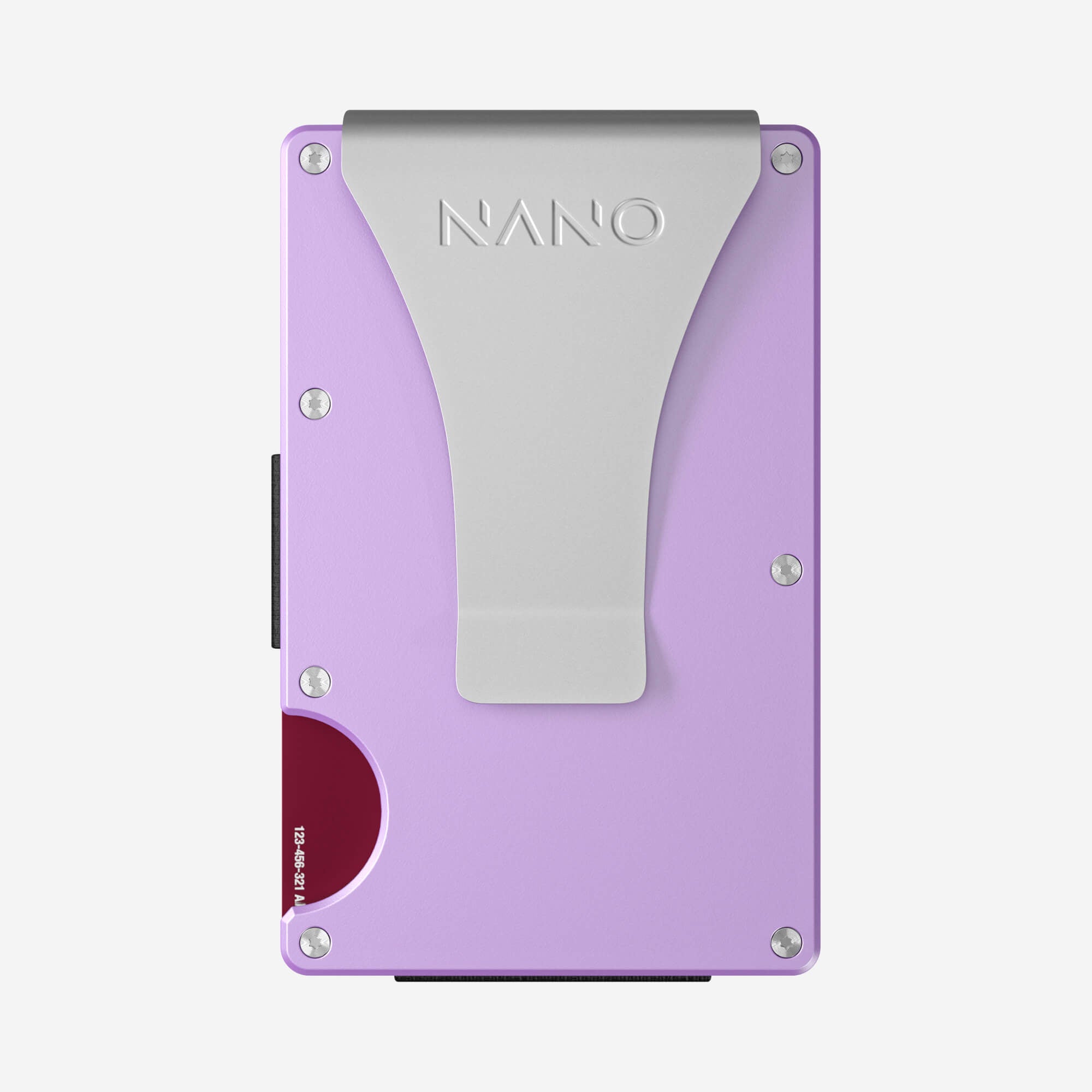 Personalised Money Clip Wallet (Twilight Lilac) Essential Bundle