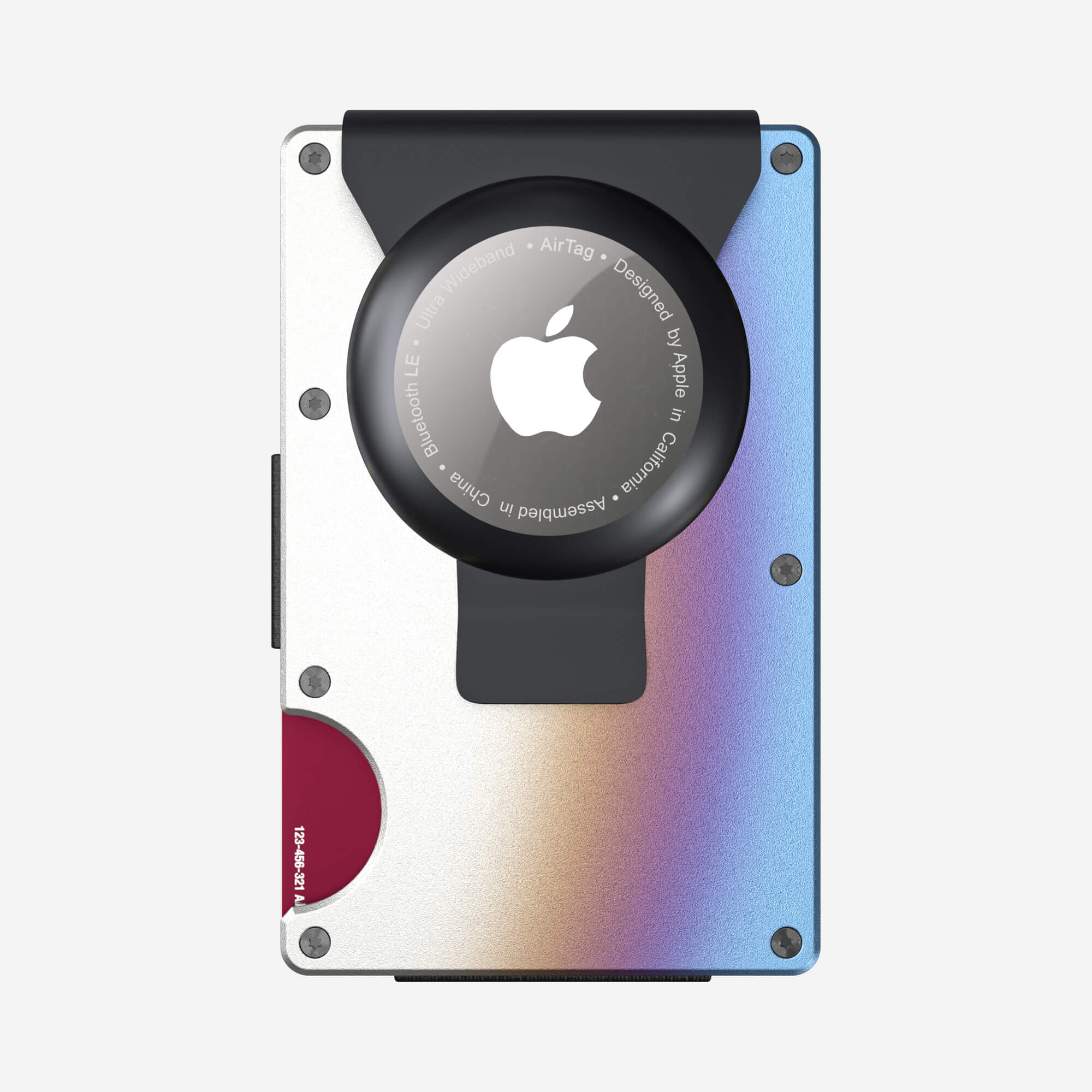 AirTag Money Clip Wallet (Flame Burnt) Everyday Bundle