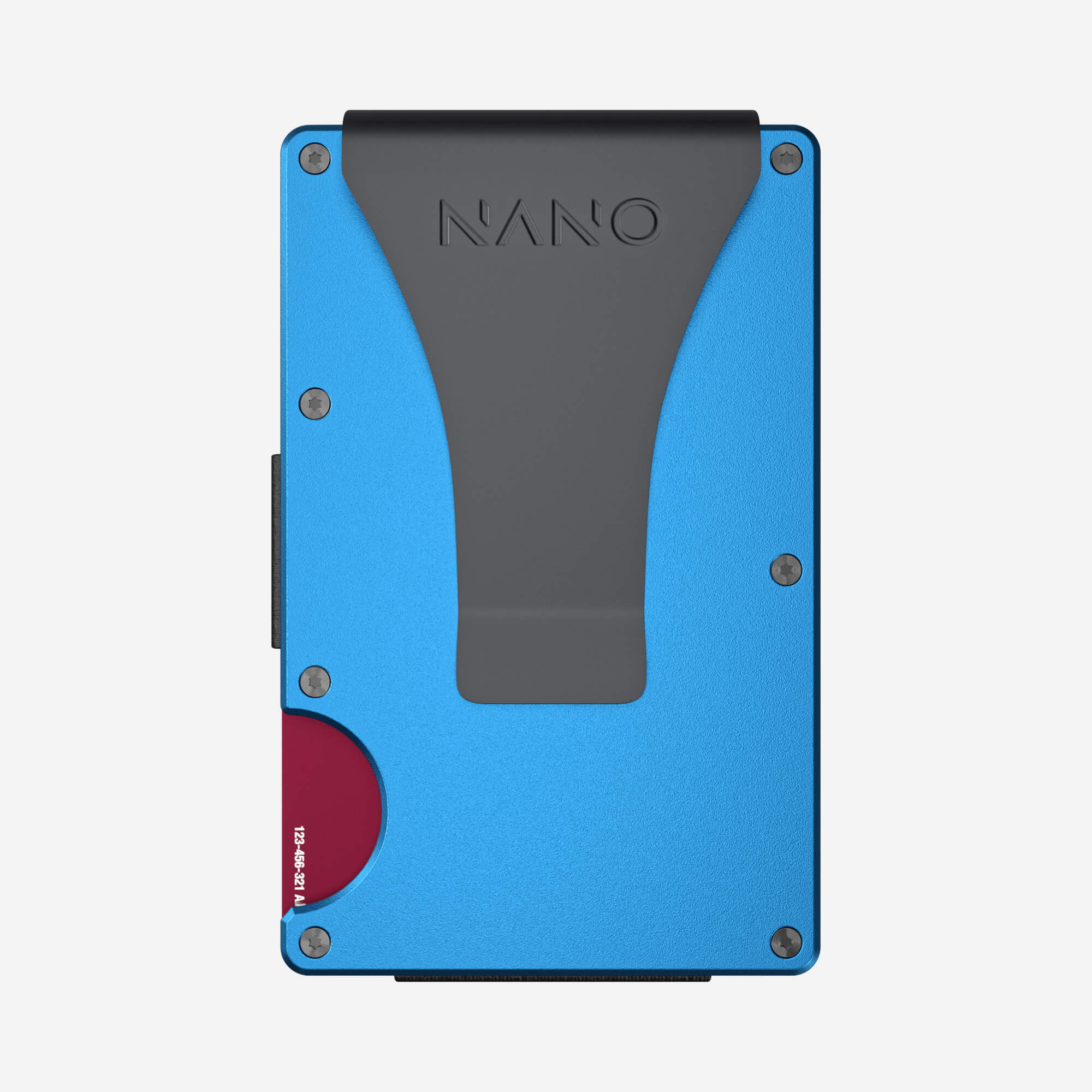 Money Clip Wallet (Velocity Blue) Essential Bundle