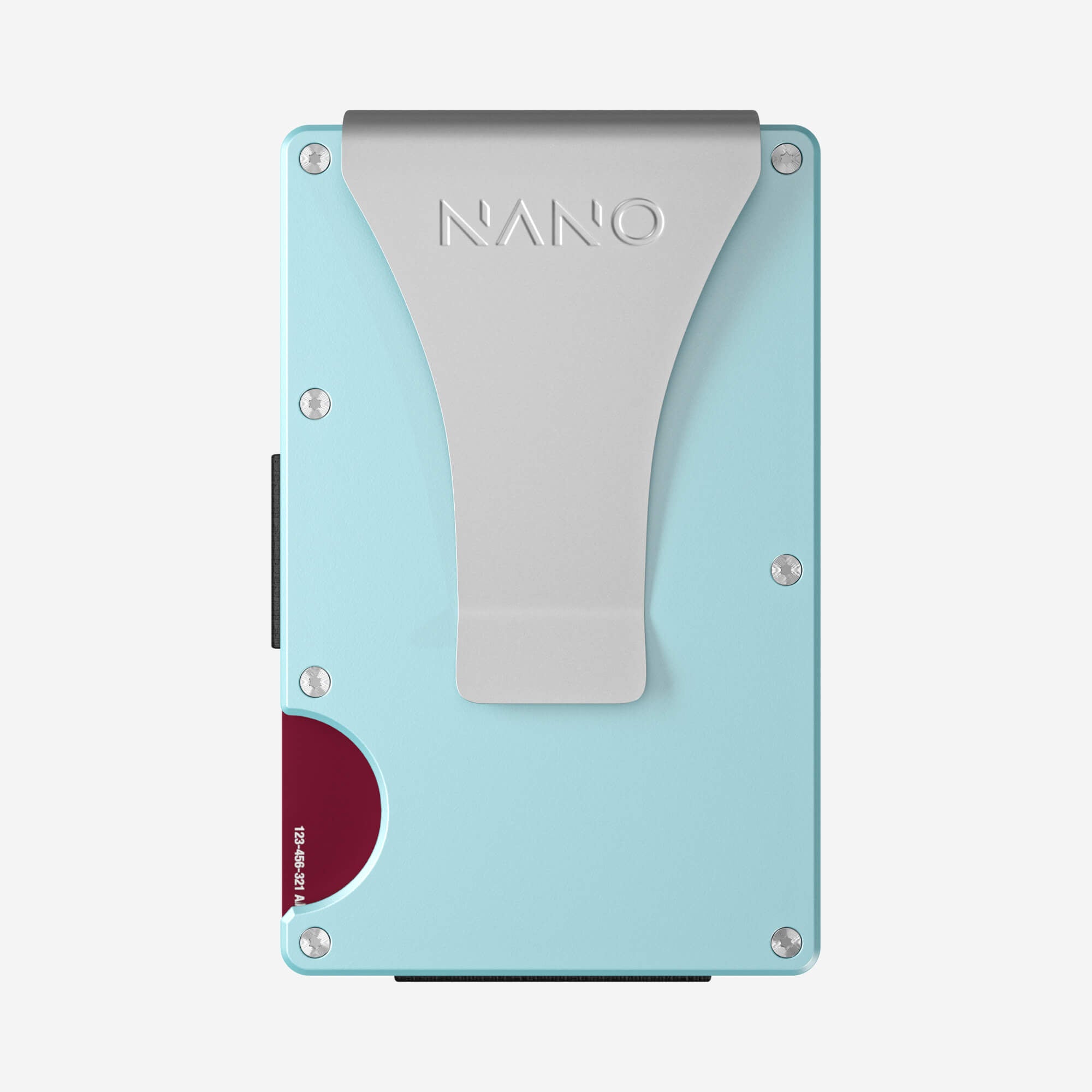 Personalised Money Clip Wallet (Ocean Mist) Essential Bundle