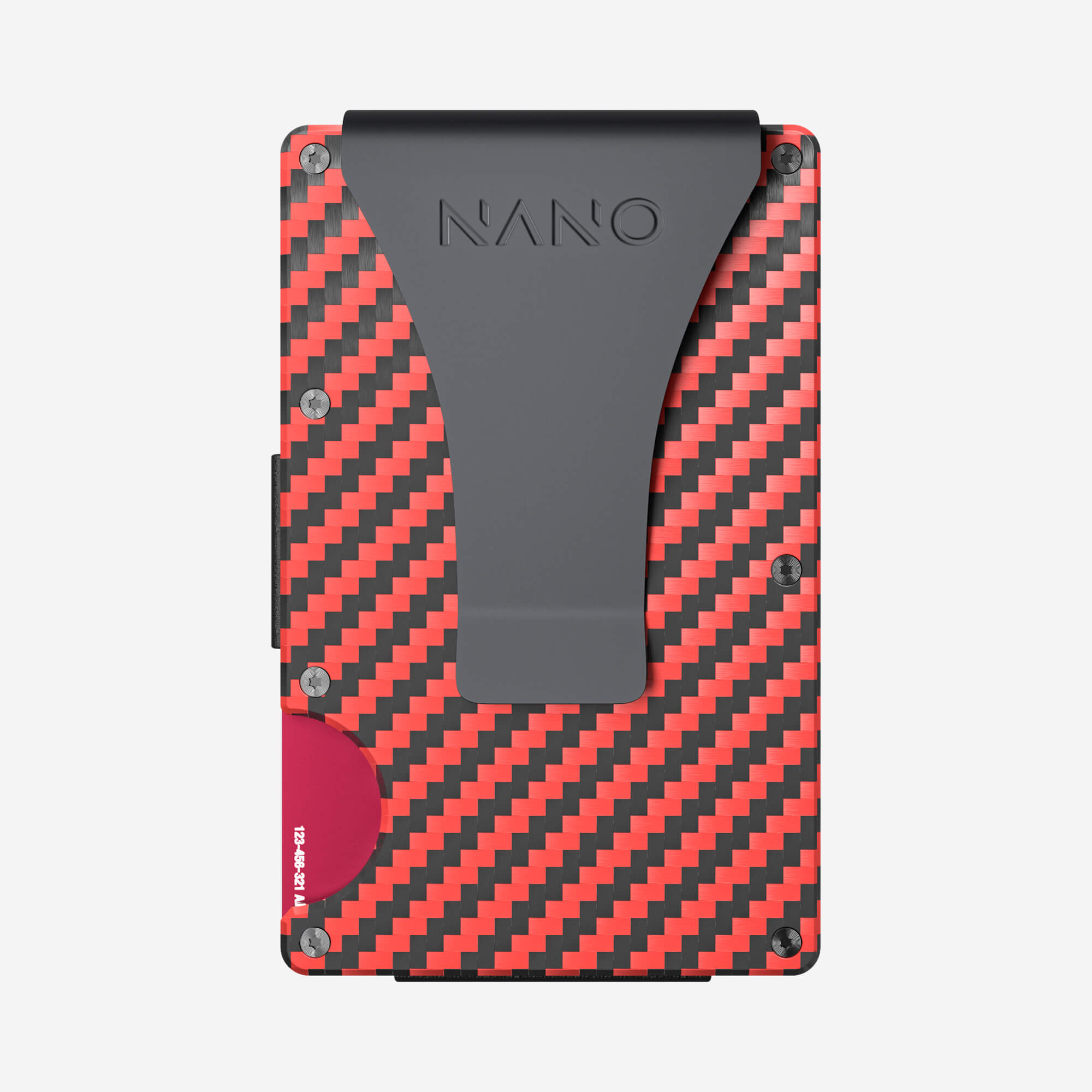 Money Clip Wallet (Diablo Red/Stealth Black) Everyday Bundle