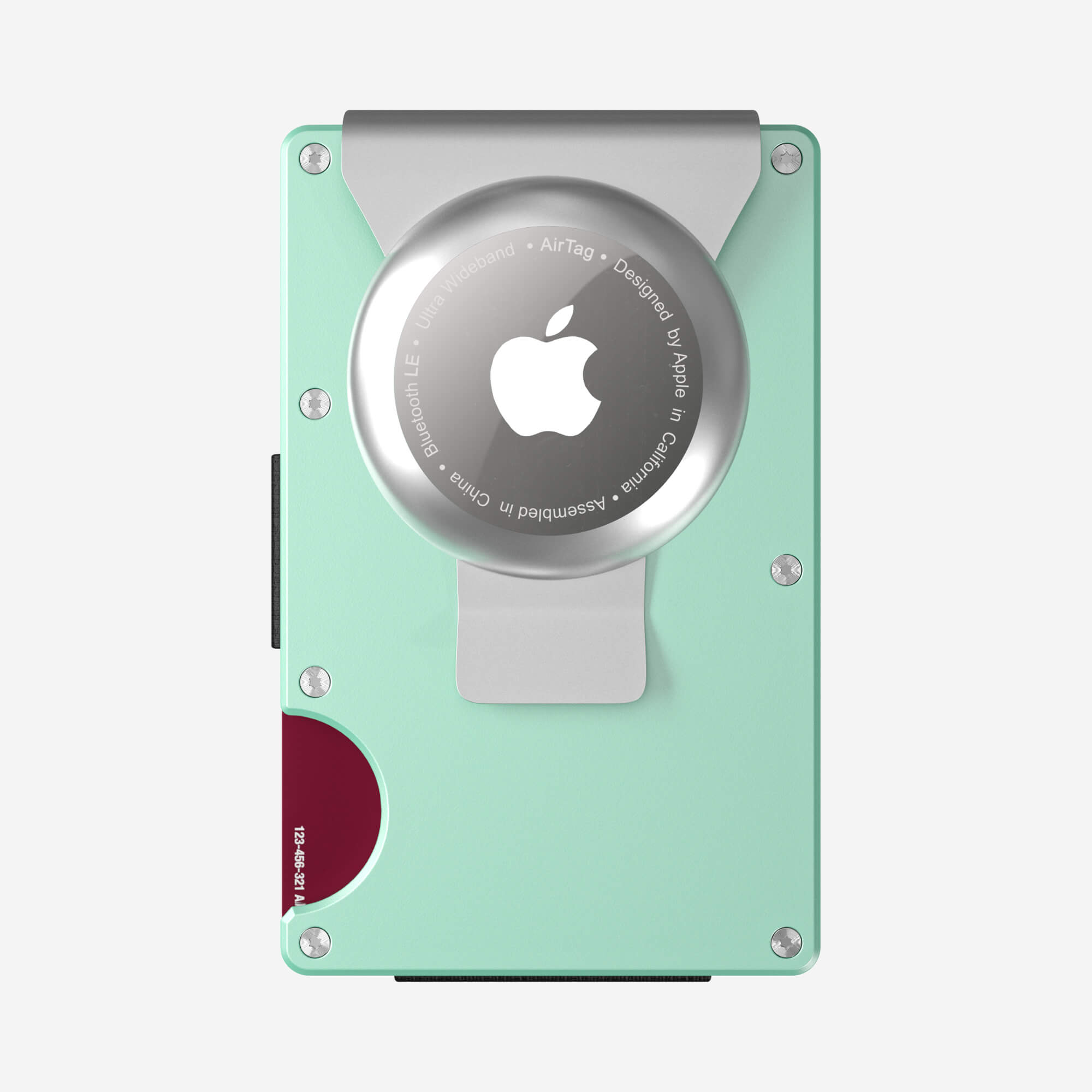 AirTag Money Clip Wallet (Orchard Mint) Essential Bundle