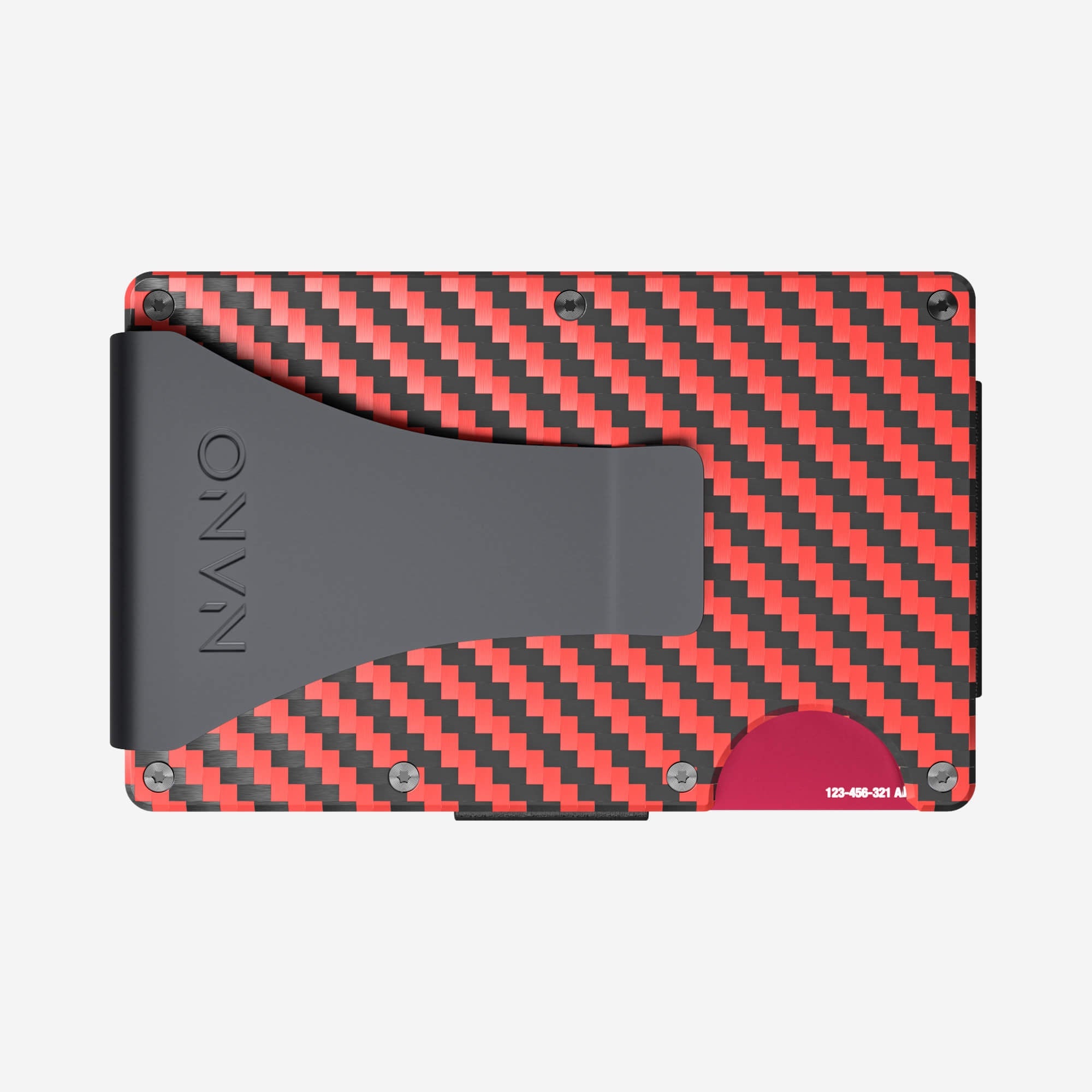 Money Clip Wallet (Diablo Red/Stealth Black) Everyday Bundle